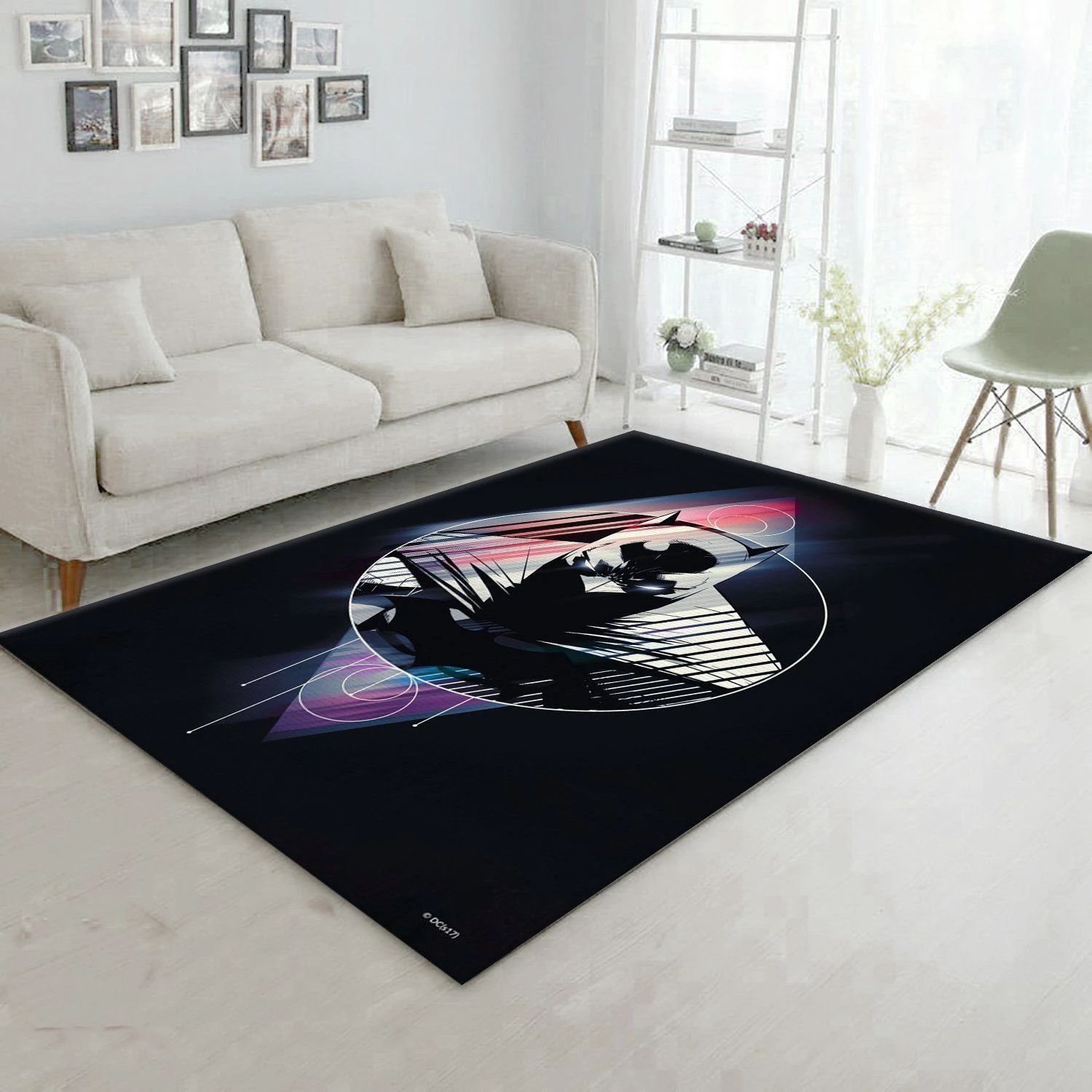 Full Moon Movie Area Rug, Living room and bedroom Rug, US Gift Decor - Indoor Outdoor Rugs 1