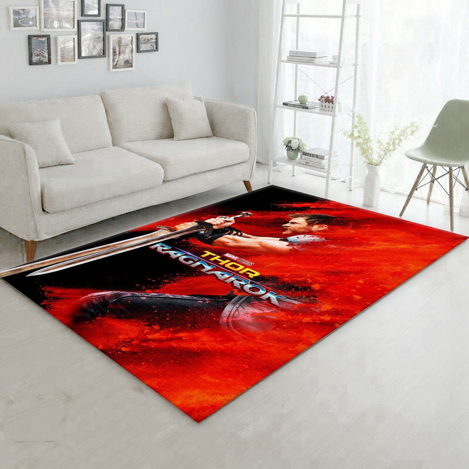 Thor Ragnarok Thor Area Rug For Christmas, Living Room Rug, Family Gift US Decor - Indoor Outdoor Rugs 2
