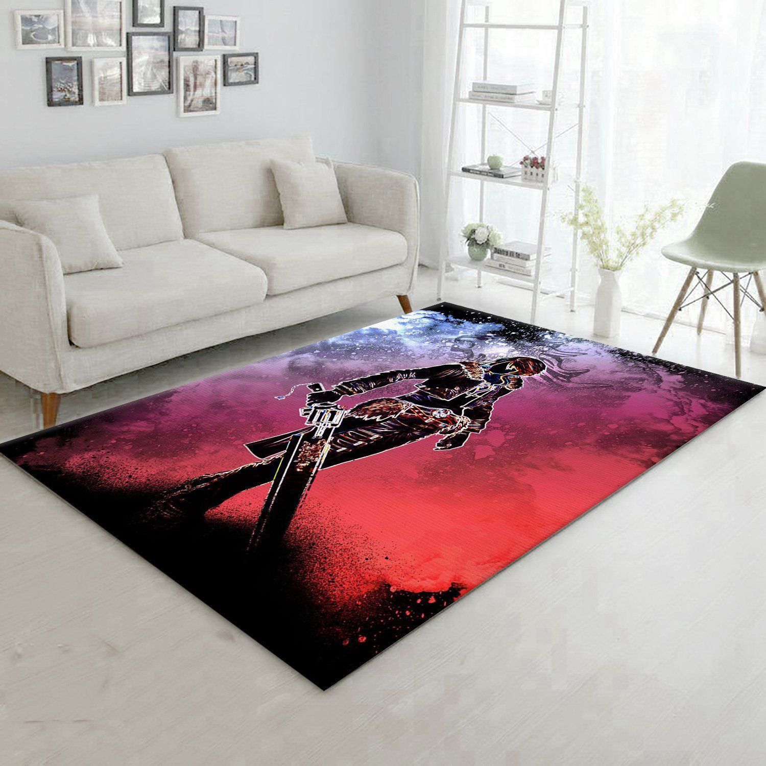 Soul Of The Gunblade Anime Hero Area Rug, Gift for fans, Christmas Gift US Decor - Indoor Outdoor Rugs 3