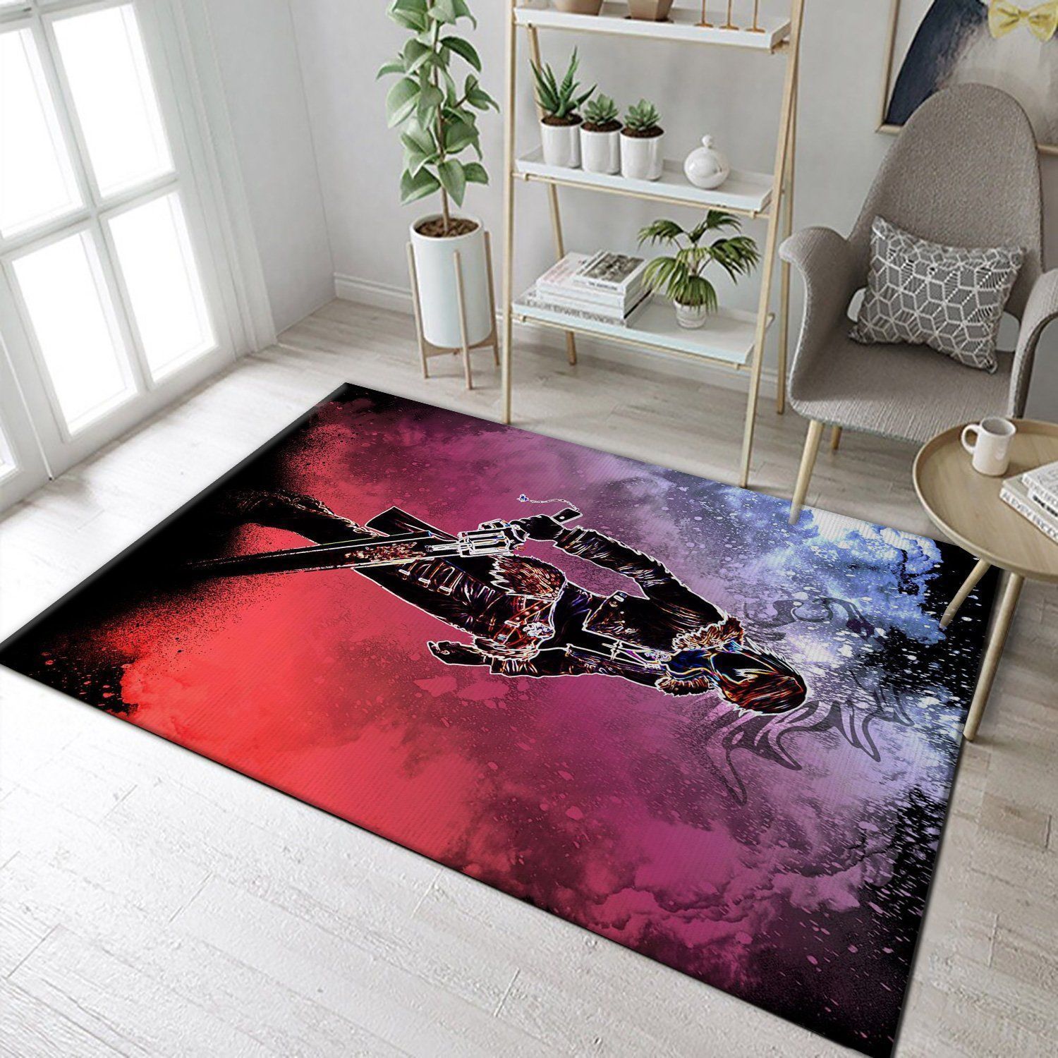Soul Of The Gunblade Anime Hero Area Rug, Gift for fans, Christmas Gift US Decor - Indoor Outdoor Rugs 2