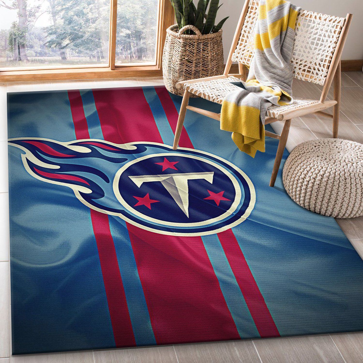 Tennessee Titans American Nfl Rug Living Room Rug US Gift Decor - Indoor Outdoor Rugs 2