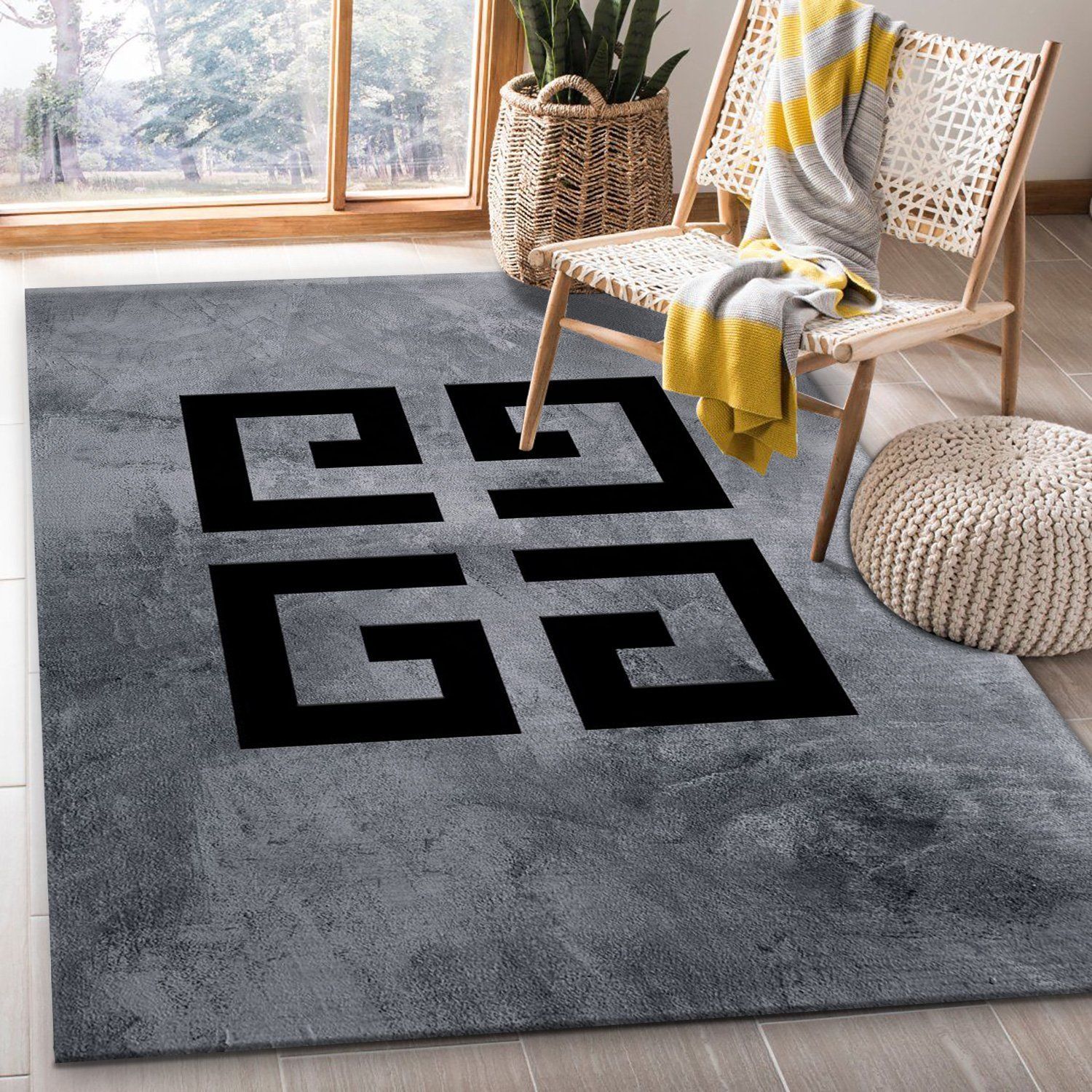 Givenchy Rug Fashion Brand Rug Home Decor Floor Decor - Indoor Outdoor Rugs 2