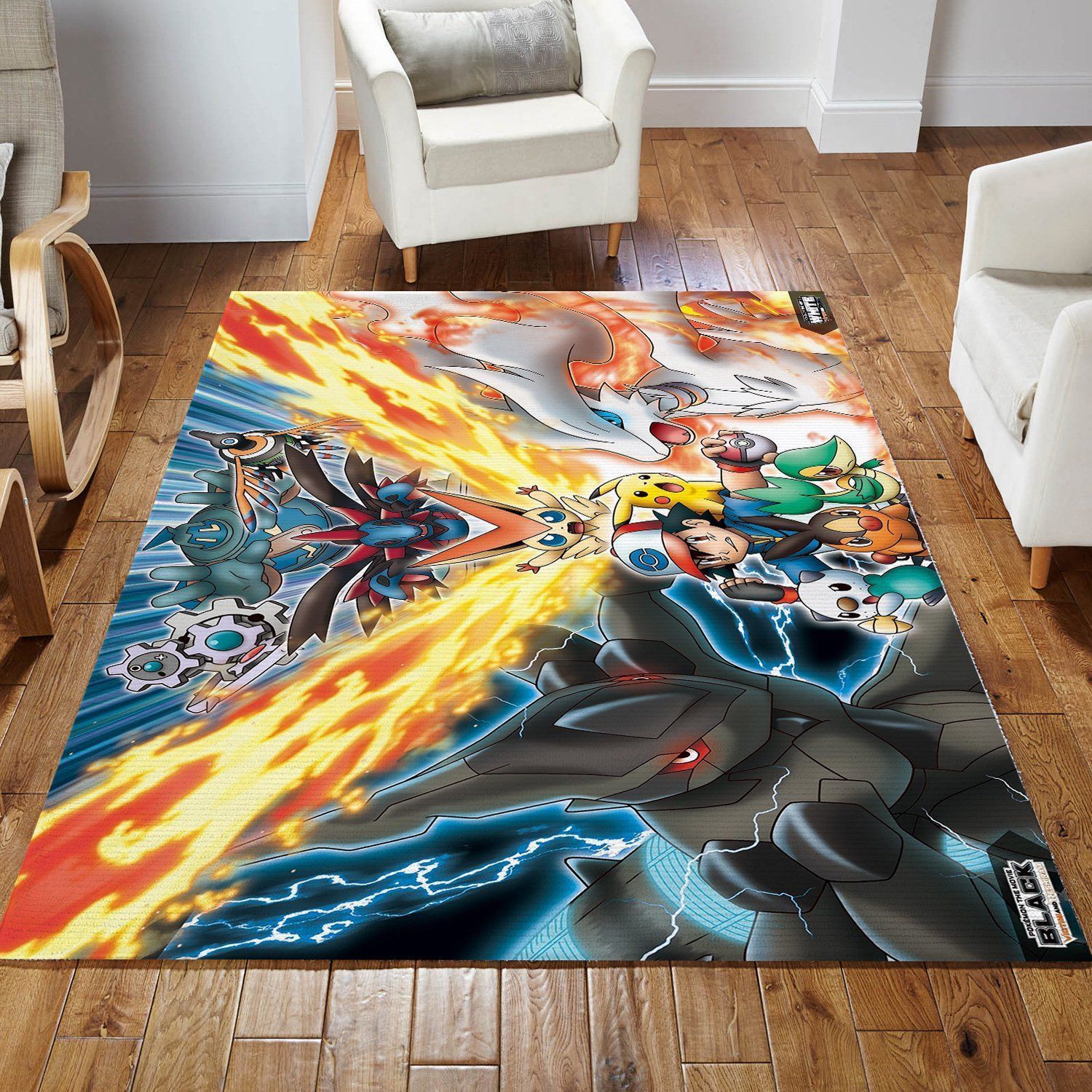 Pokemon Family Anime Movies Area Rugs Living Room Carpet FN031206 Local Brands Floor Decor The US Decor - Indoor Outdoor Rugs 3