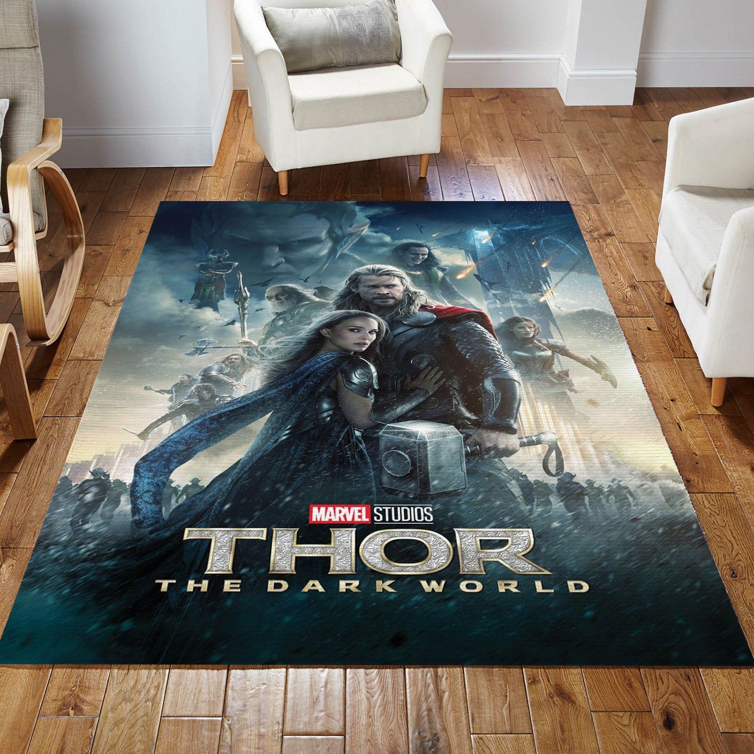 Thor The Dark World Movie Area Rug For Christmas, Kitchen Rug, Home Decor Floor Decor - Indoor Outdoor Rugs 3