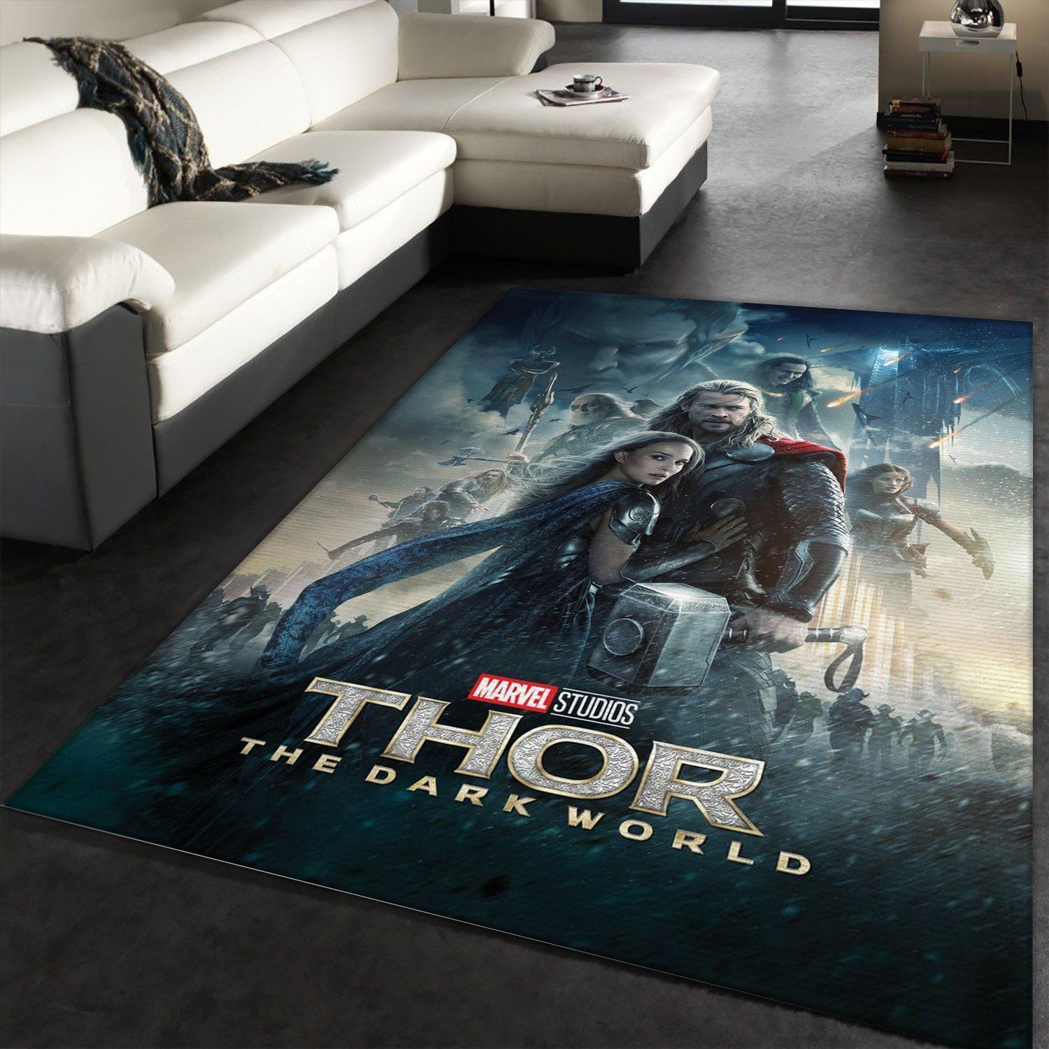 Thor The Dark World Movie Area Rug For Christmas, Kitchen Rug, Home Decor Floor Decor - Indoor Outdoor Rugs 1