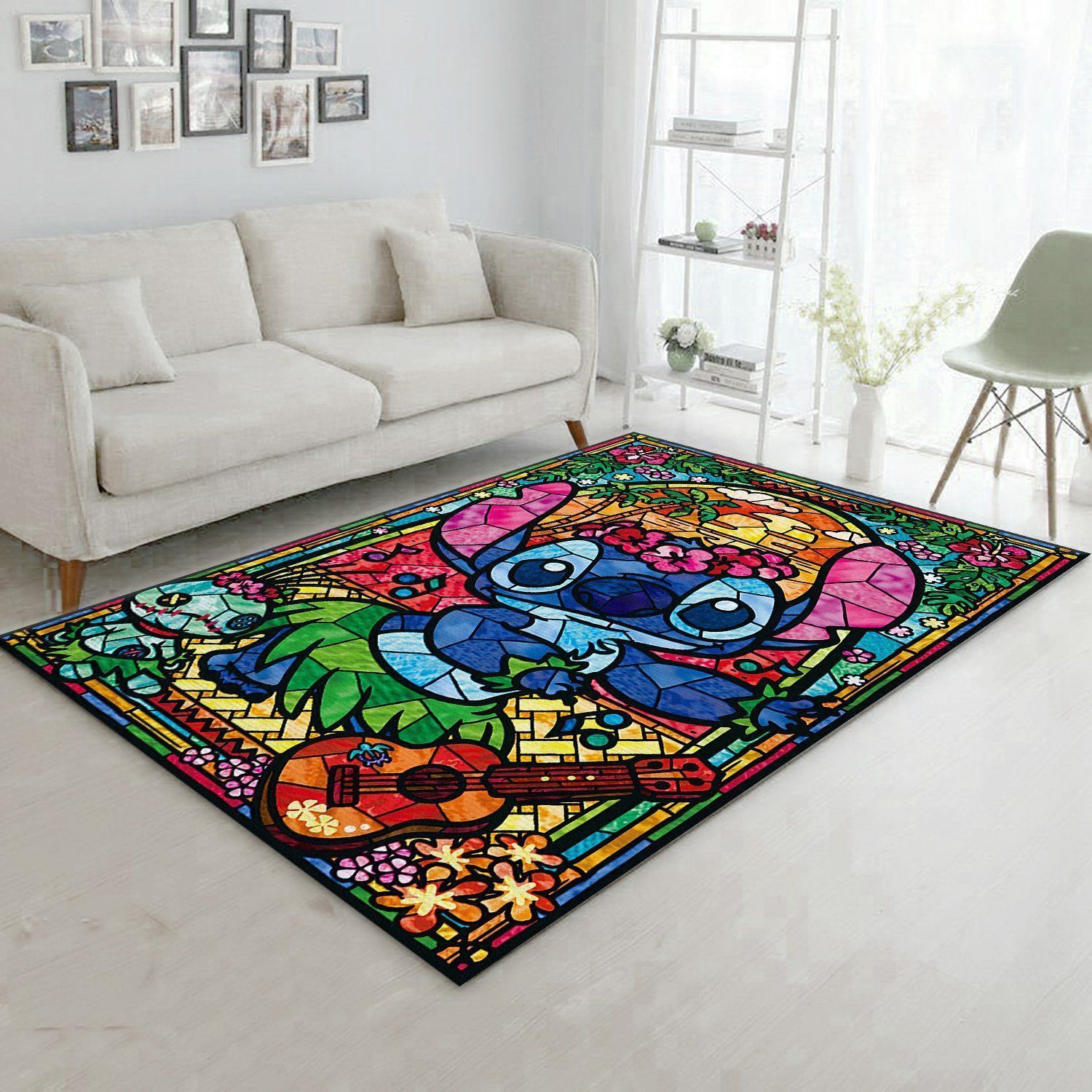 Lilo and Stitch Disney rug Floor Decor The US Decor - Indoor Outdoor Rugs 2