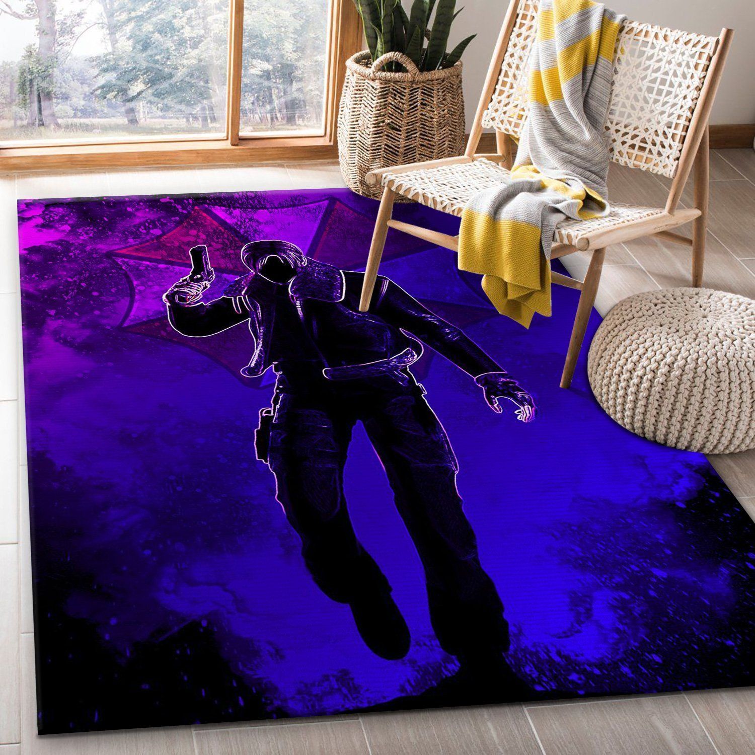 The Soul Of The Agent Anime Hero Area Rug, Living room and bedroom Rug, Christmas Gift Decor - TKT Familys