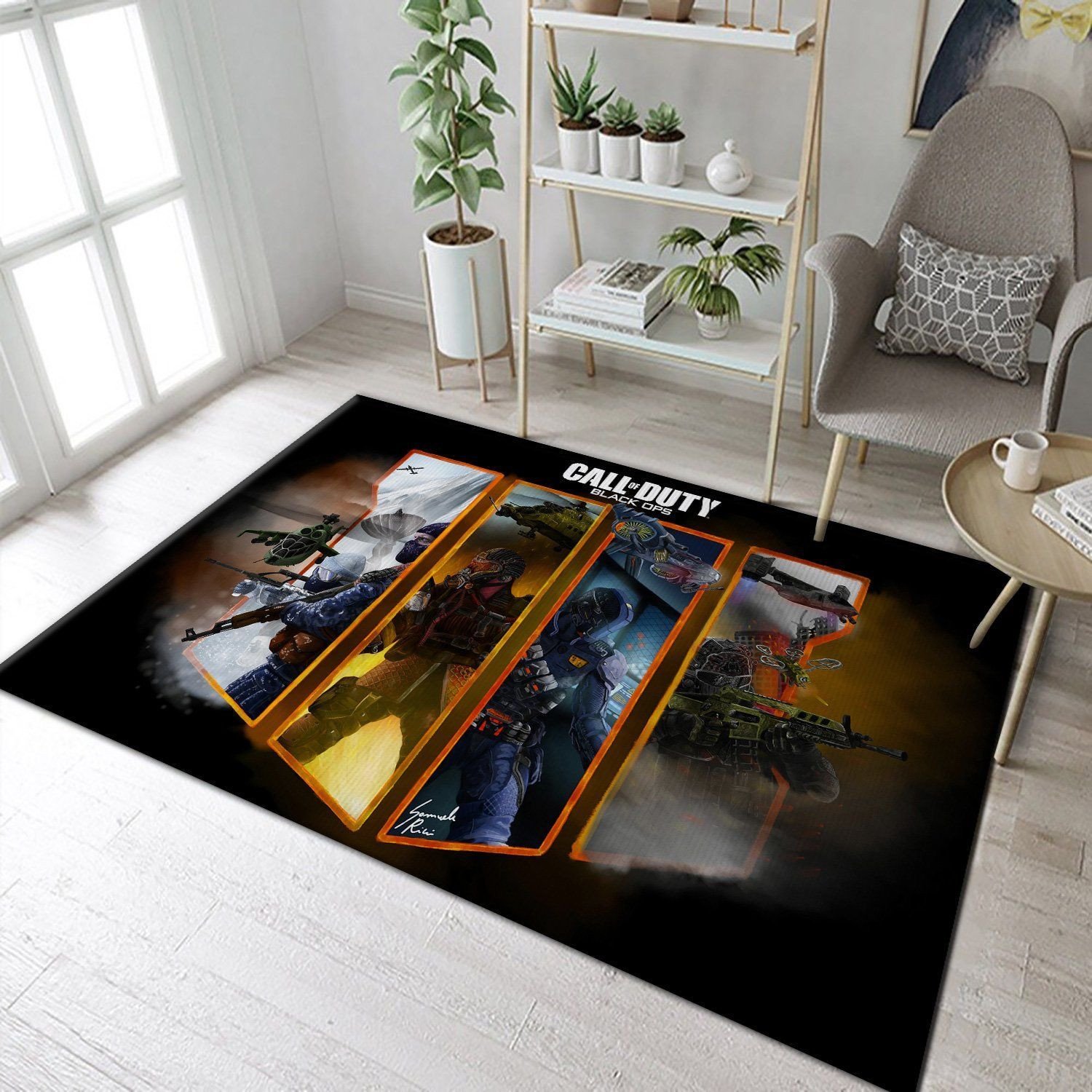 Call Of Duty Black Ops First Strike Area Rugs Living Room Carpet Floor Decor - Indoor Outdoor Rugs 2