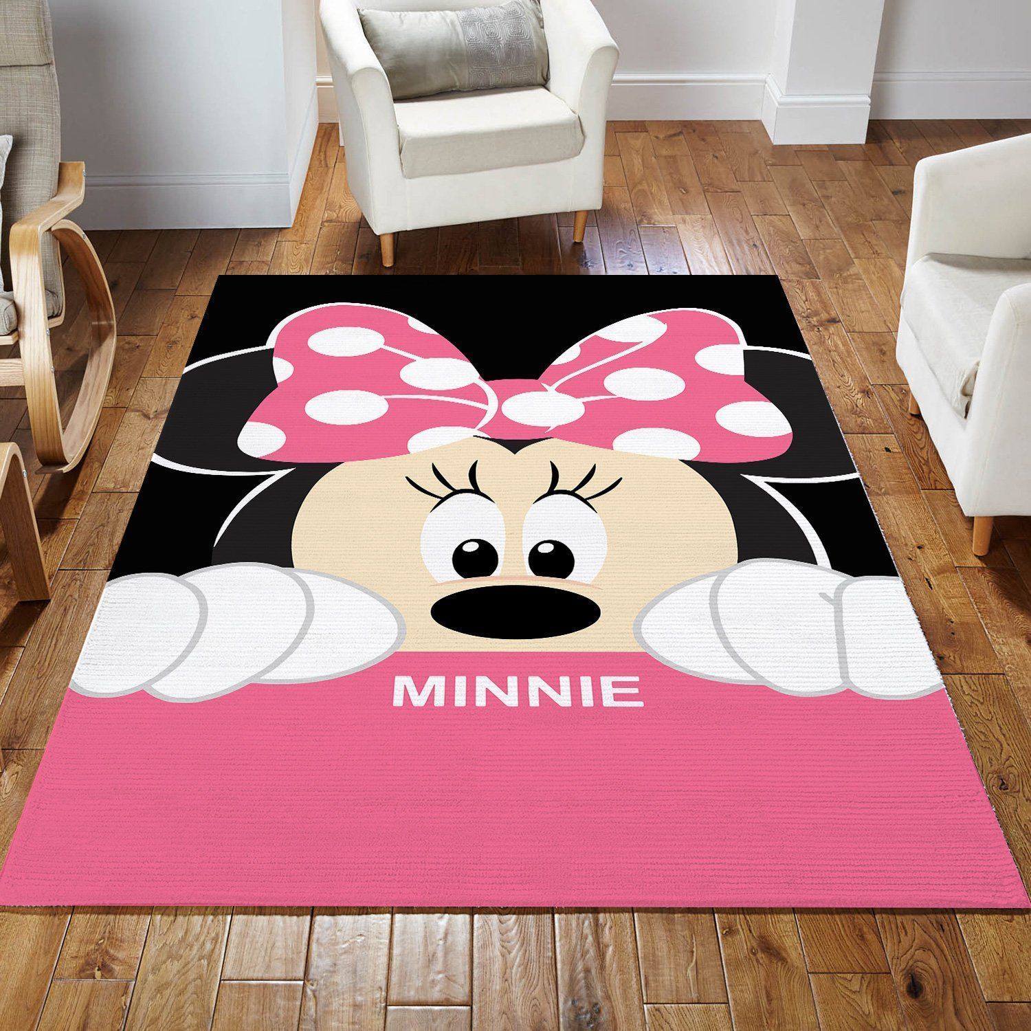 Minnie Mouse Area Rugs Disney Movies Living Room Carpet Local Brands Floor Decor The US Decor - Indoor Outdoor Rugs 3