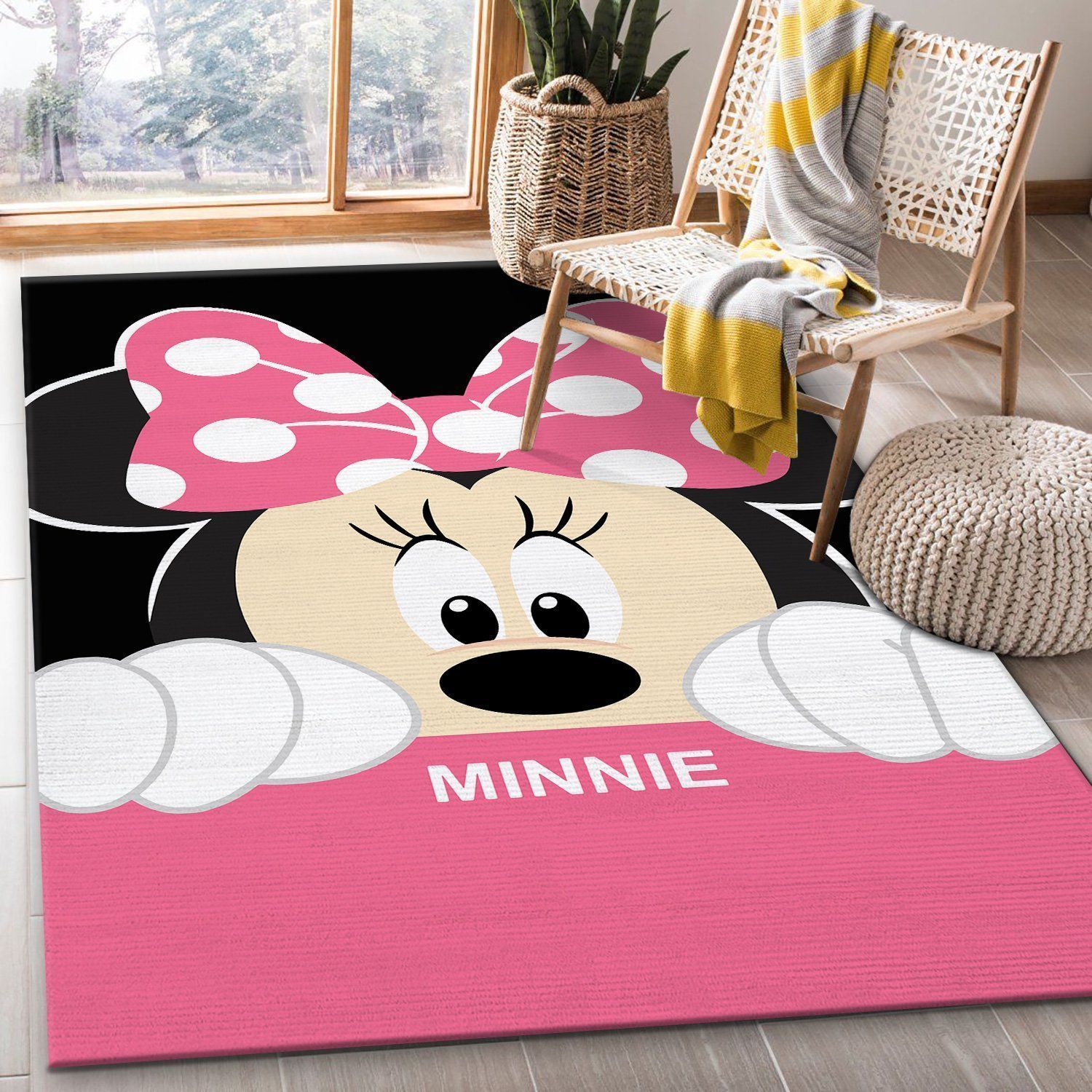 Minnie Mouse Area Rugs Disney Movies Living Room Carpet Local Brands Floor Decor The US Decor - Indoor Outdoor Rugs 1