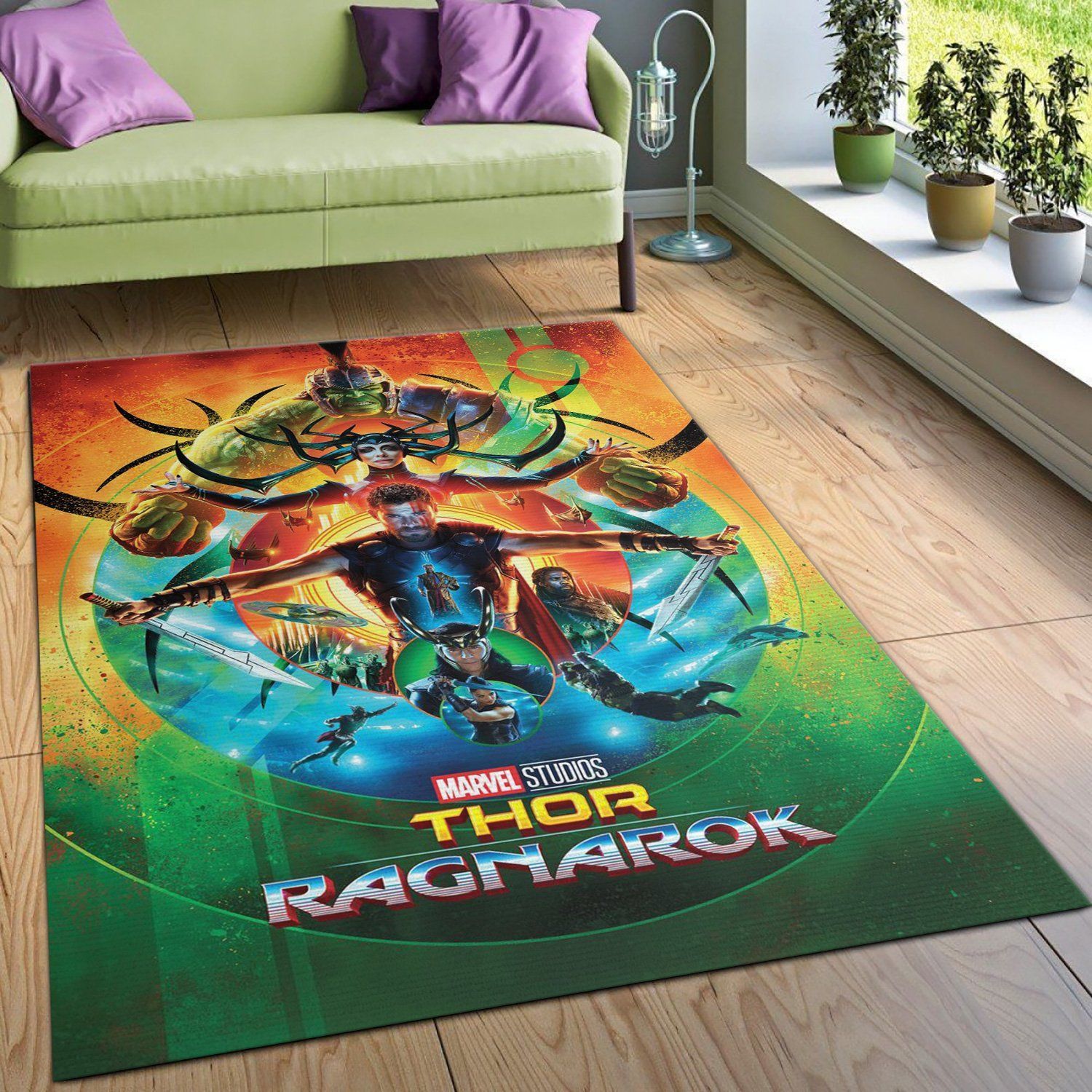 Thor Ragnarok Movie Movie Area Rug, Living room and bedroom Rug, Home US Decor - Indoor Outdoor Rugs 3