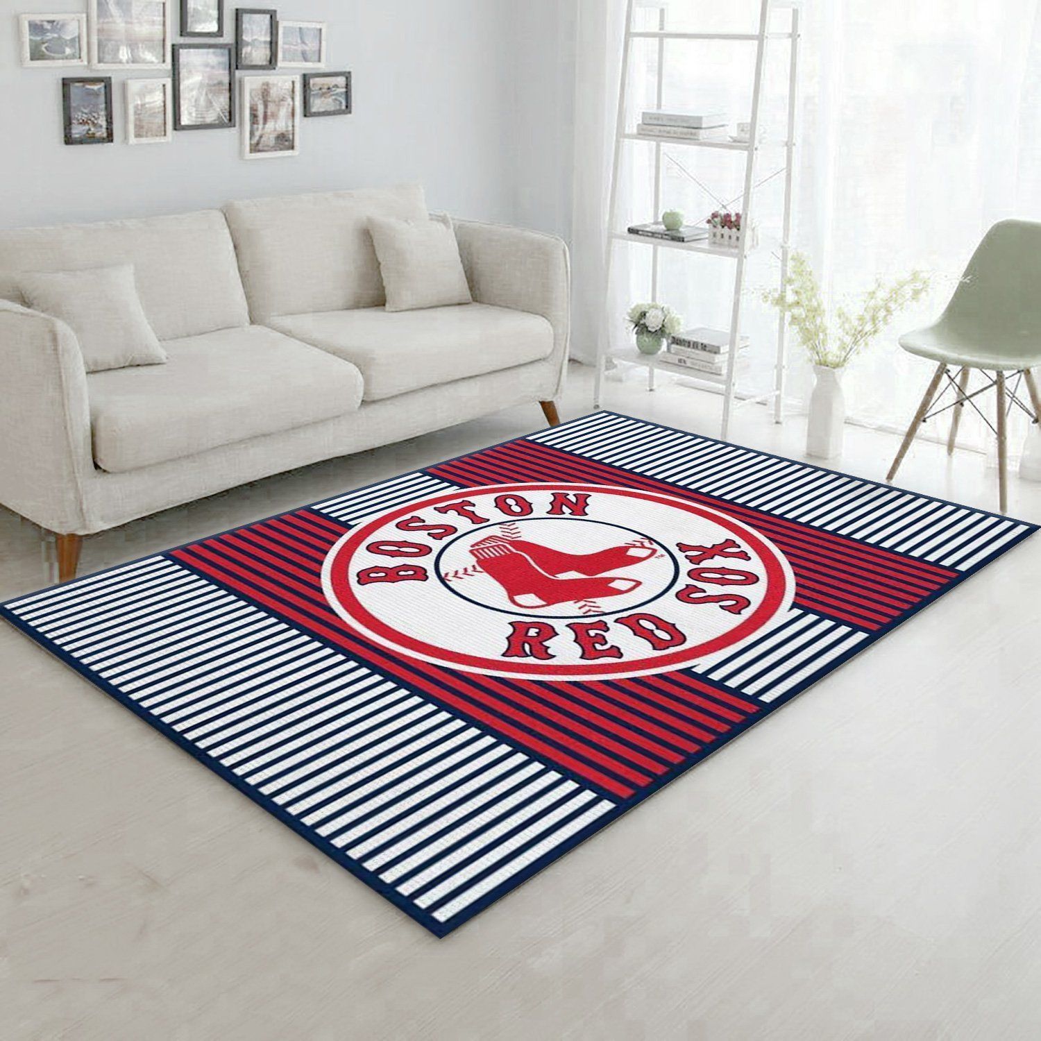 Boston Red Sox Imperial Champion Rug Area Rug For Christmas, Living room and bedroom Rug, Family Gift US Decor - Indoor Outdoor Rugs 1