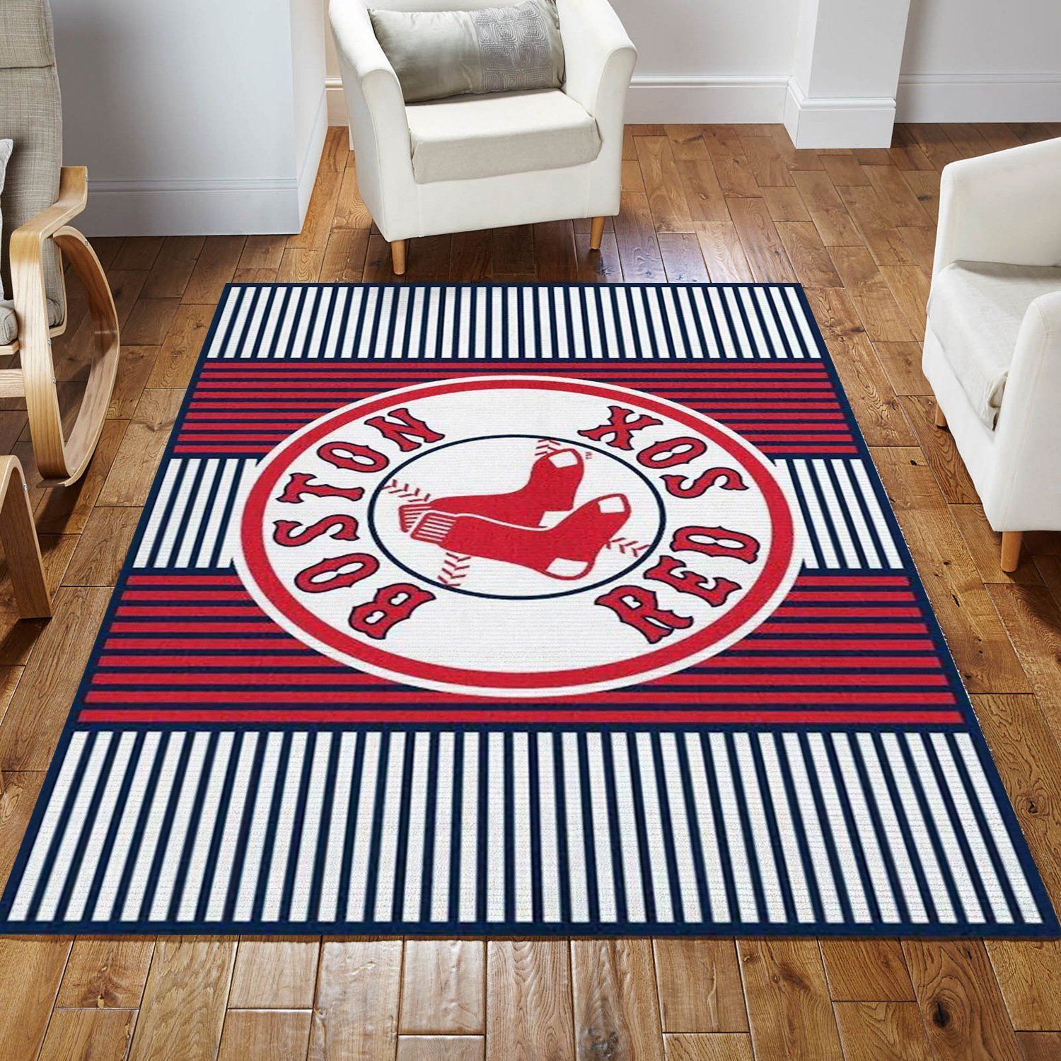 Boston Red Sox Imperial Champion Rug Area Rug For Christmas, Living room and bedroom Rug, Family Gift US Decor - Indoor Outdoor Rugs 3