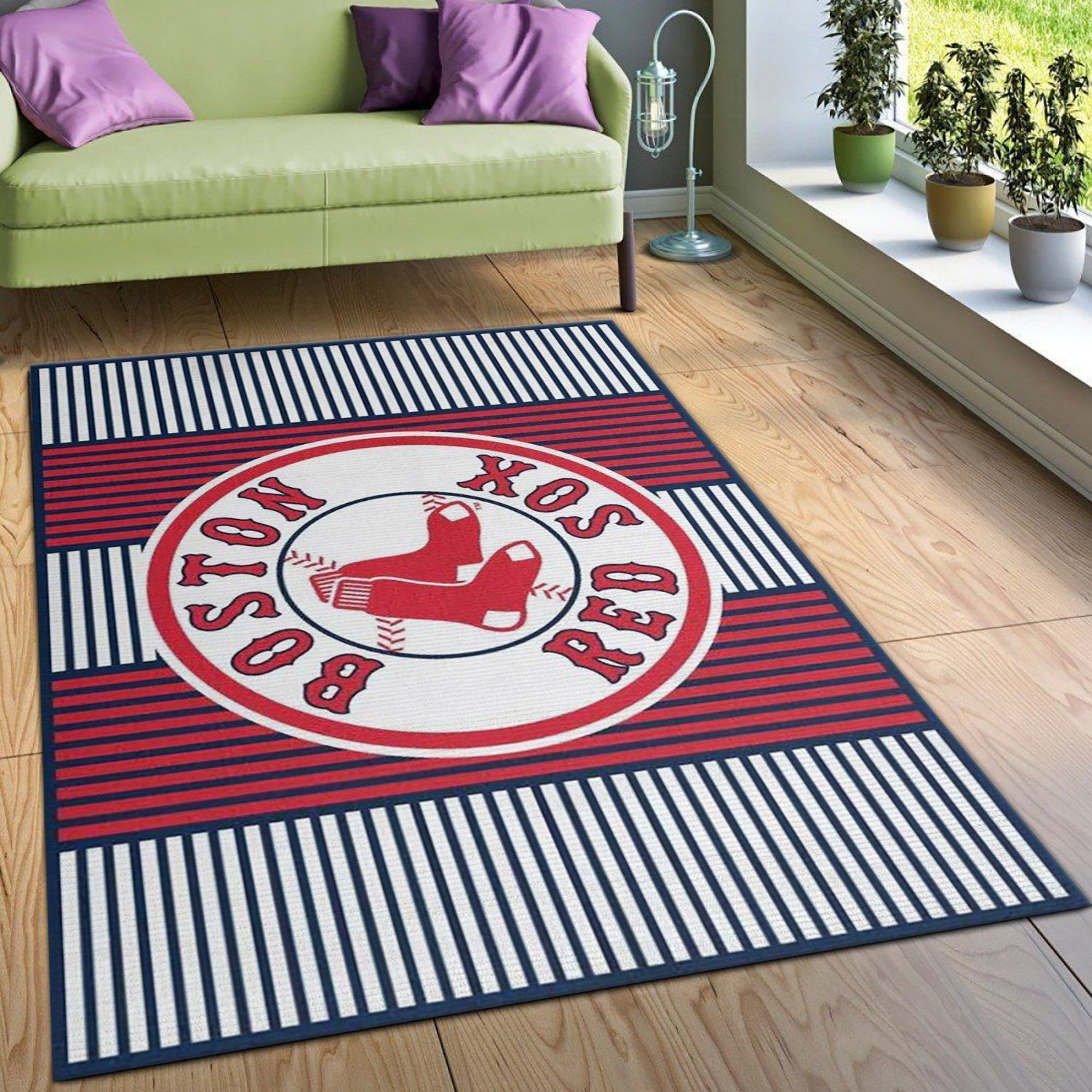 Boston Red Sox Imperial Champion Rug Area Rug For Christmas, Living room and bedroom Rug, Family Gift US Decor - Indoor Outdoor Rugs 2