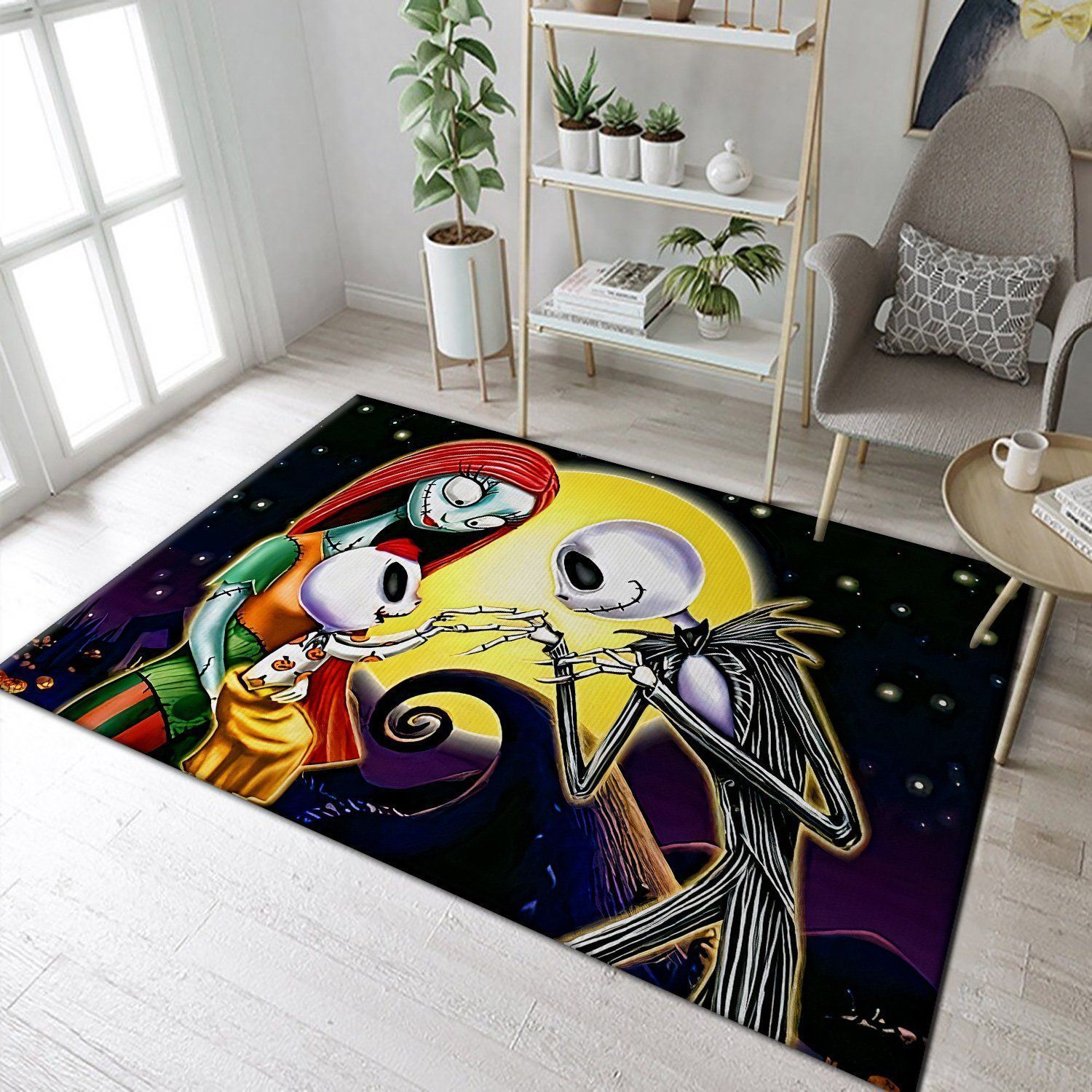 The nightmare before christmas Jack skellington family Area rug The US Decor - Indoor Outdoor Rugs 2