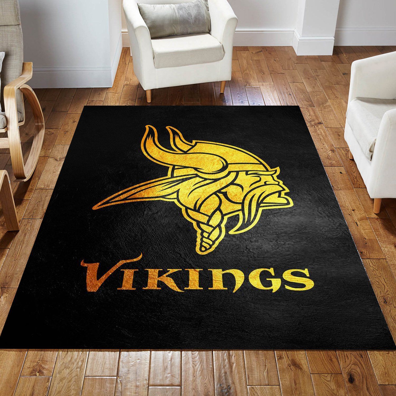 Minnesota Vikings NFL Area Rug, Living room and bedroom Rug, US Gift Decor - Indoor Outdoor Rugs 3