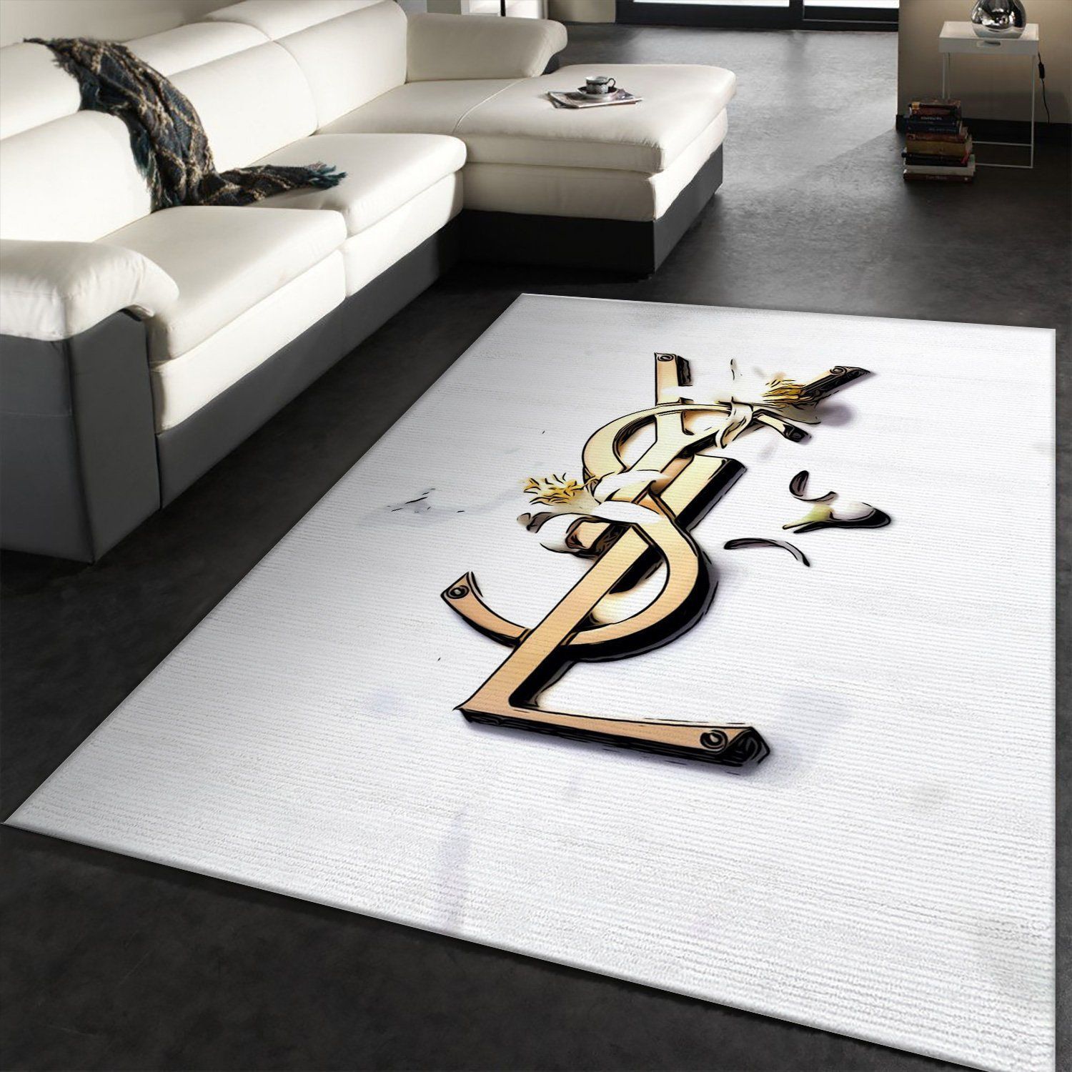 Ysl Area Rugs Living Room Rug Christmas Gift US Decor - Indoor Outdoor Rugs 1