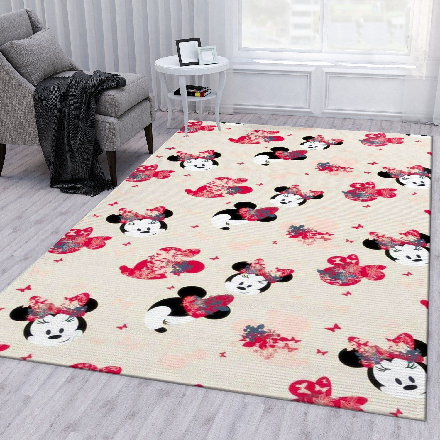 Minnie Mouse Ver3 Movie Area Rug Bedroom Rug Home US Decor - Indoor Outdoor Rugs