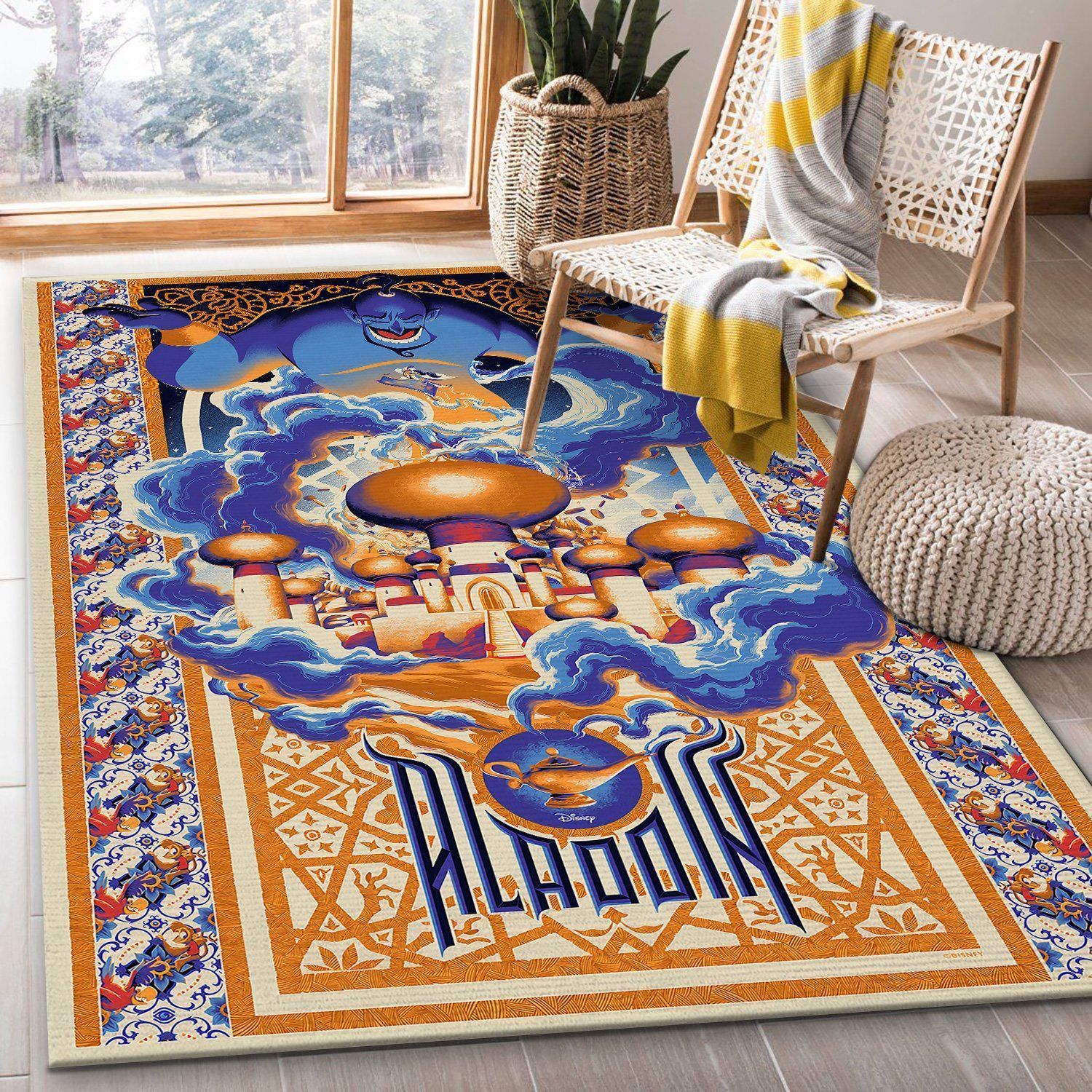 Aladdin Disney Movies Area Rugs Living Room Carpet Floor Decor The US D cor - Indoor Outdoor Rugs 2