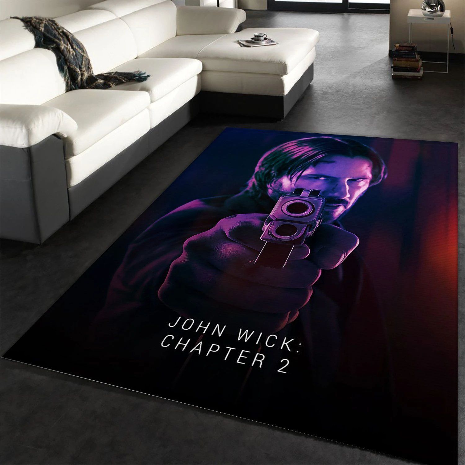 John Wick Chapter 2 Rug Art Painting Movie Rugs Home Decor Floor Decor - Indoor Outdoor Rugs 1