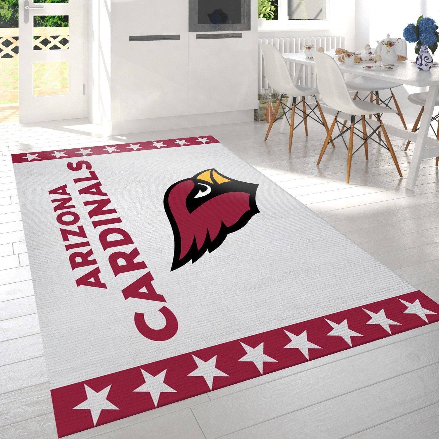 Arizona Cardinals Banner Nfl Area Rug Bedroom Rug Home Decor Floor Decor - Indoor Outdoor Rugs 1