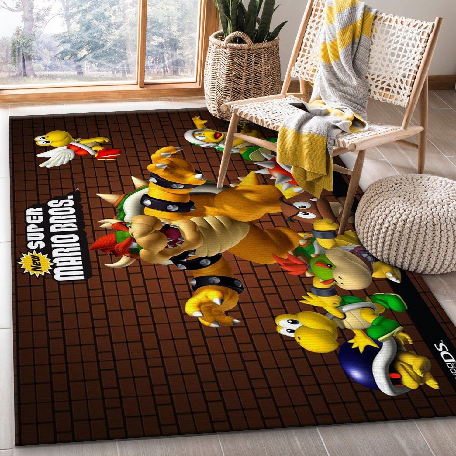 Mario Ver9 Area Rug For Christmas Living Room Rug Family Gift US Decor - Indoor Outdoor Rugs 1