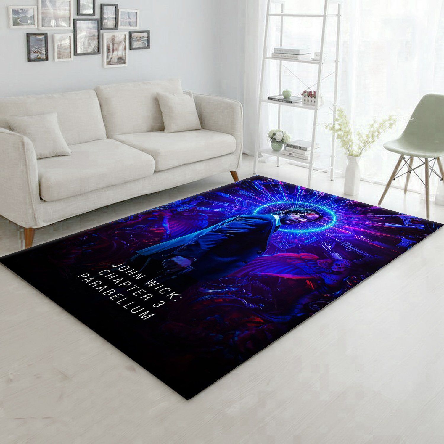 John Wick Chapter 3 2019 Area Rug Art Painting Movie Rugs Home US Decor - Indoor Outdoor Rugs 2
