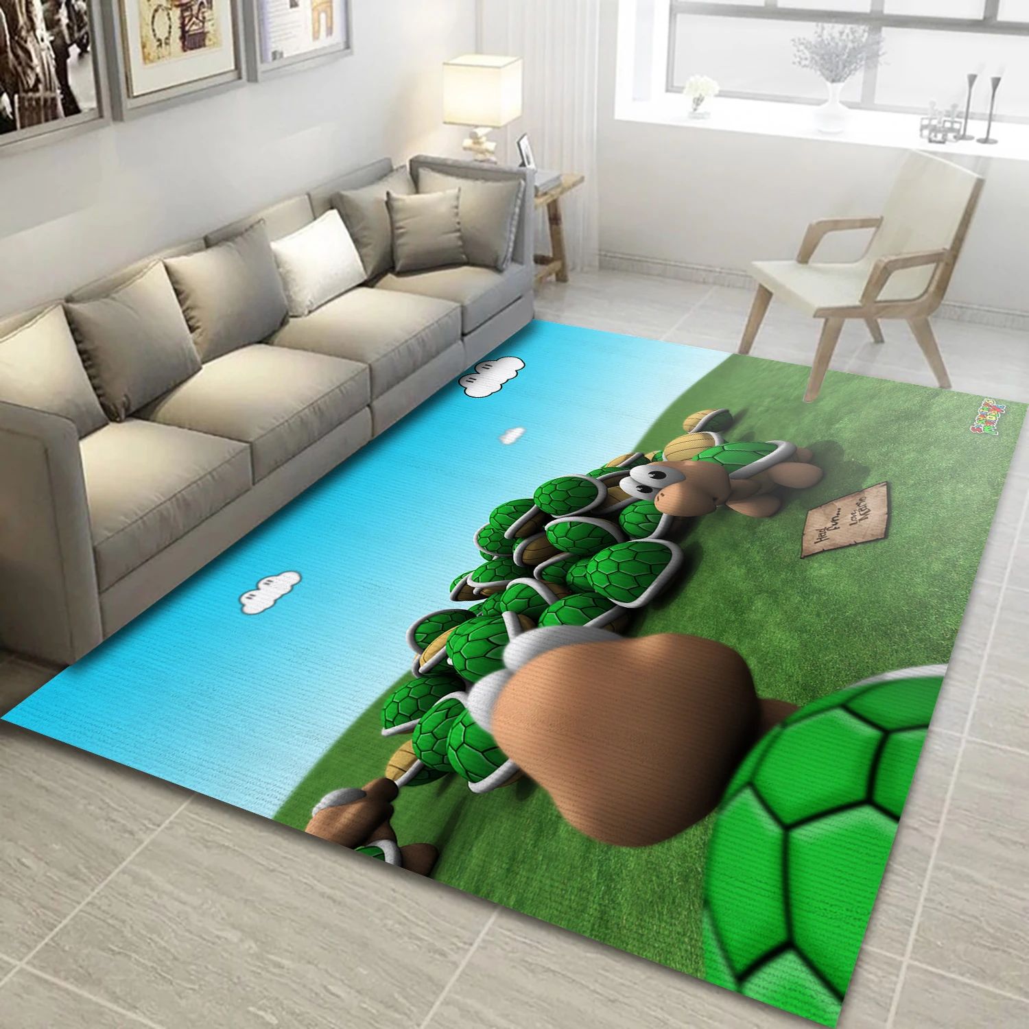 Super Mario Bros Gaming Area Rug, Area Rug - Home Decor Floor Decor - Indoor Outdoor Rugs 3