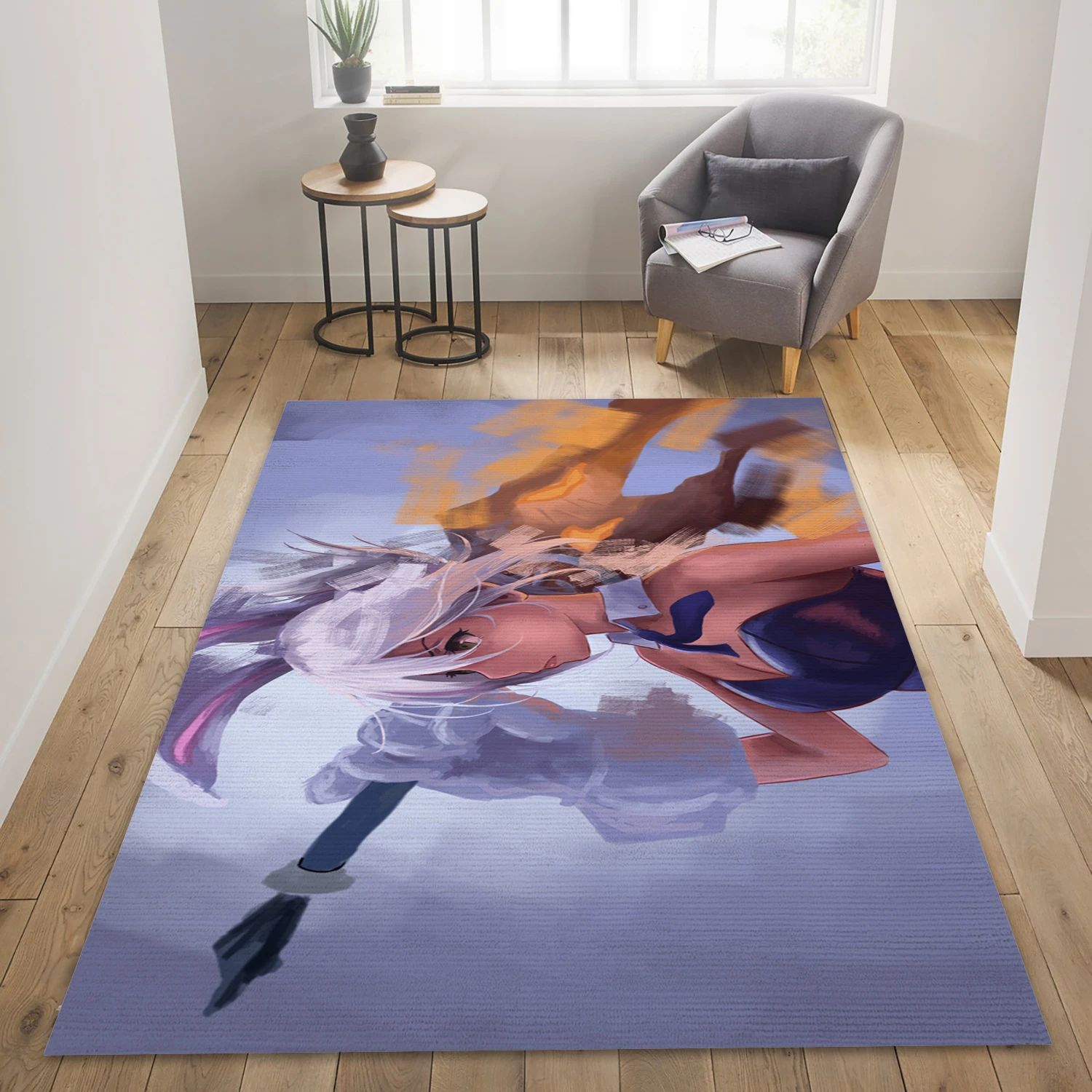 Riven League Of Legends Video Game Area Rug For Christmas, Living Room Rug - Family Gift US Decor - Indoor Outdoor Rugs 1