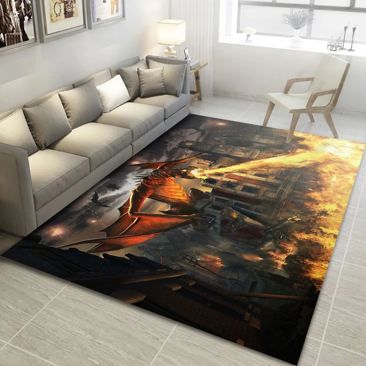 Call Of Duty Black Ops Iii Video Game Area Rug For Christmas, Living Room Rug - Home Decor Floor Decor - Indoor Outdoor Rugs 2