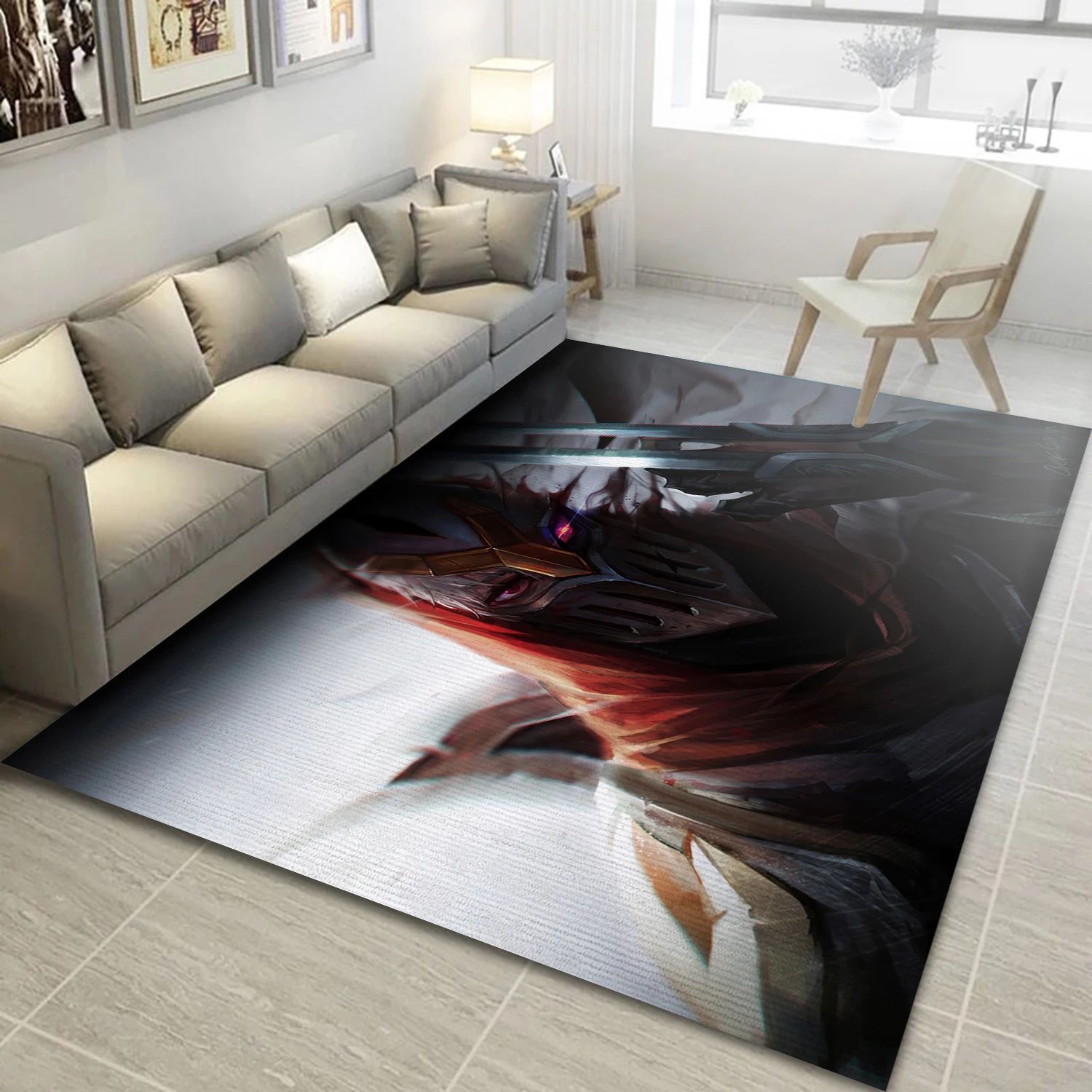 Zed League Of Legends Game Area Rug Carpet, Bedroom Rug - Christmas Gift Decor - Indoor Outdoor Rugs 3