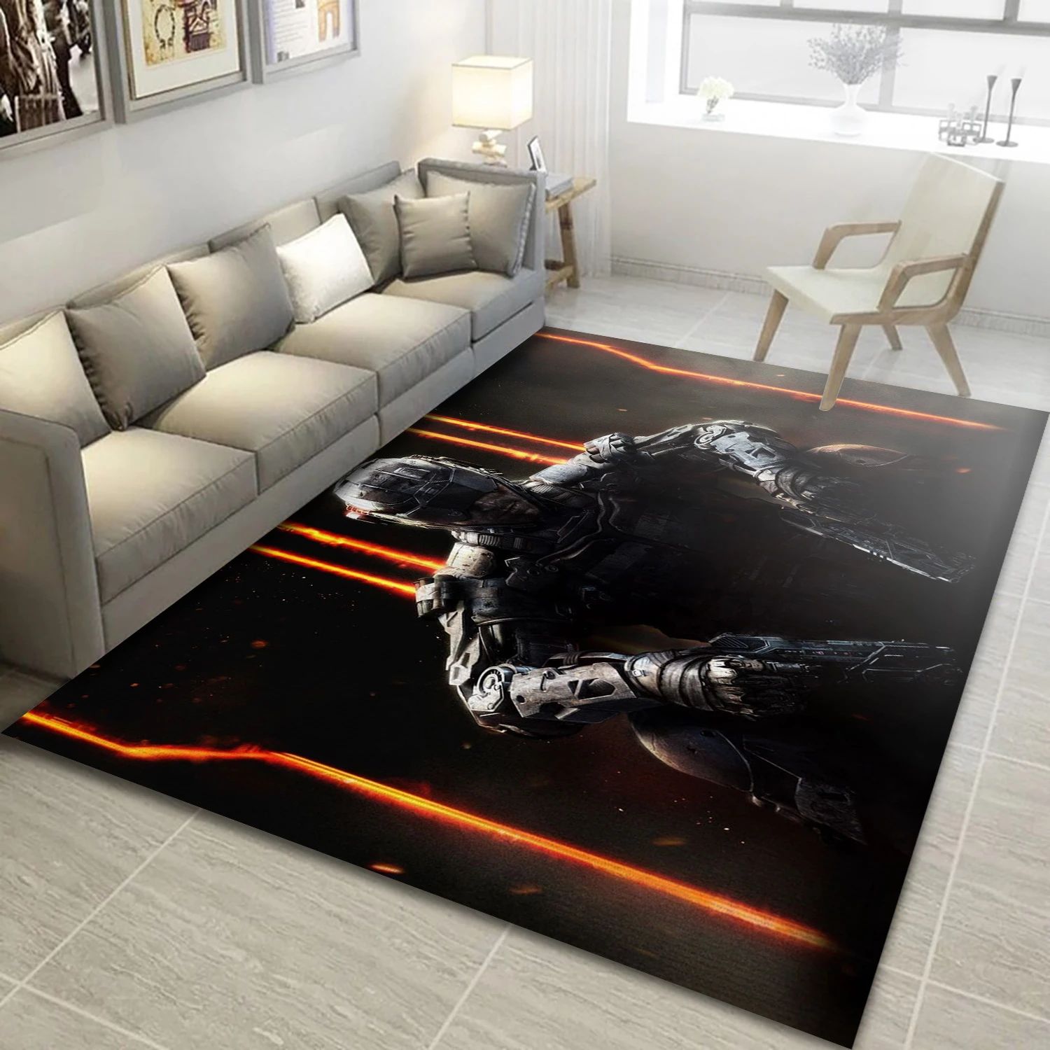 Call Of Duty Black Ops Iii Video Game Area Rug Area, Living Room Rug - Christmas Gift Decor - Indoor Outdoor Rugs 2