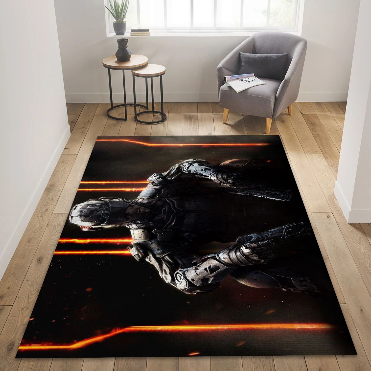 Call Of Duty Black Ops Iii Video Game Area Rug Area, Living Room Rug - Christmas Gift Decor - Indoor Outdoor Rugs 3