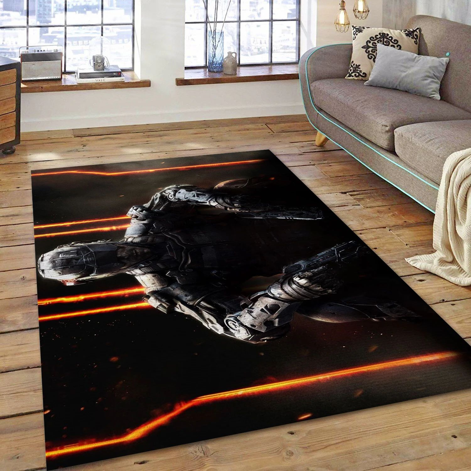 Call Of Duty Black Ops Iii Video Game Area Rug Area, Living Room Rug - Christmas Gift Decor - Indoor Outdoor Rugs 1