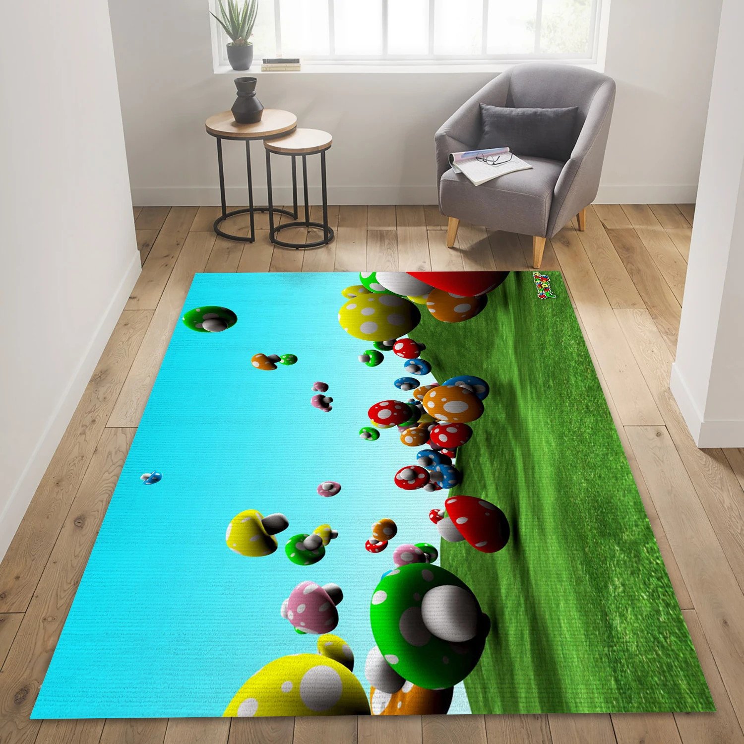 Mario Video Game Area Rug For Christmas, Bedroom Rug - Christmas Gift Decor - Indoor Outdoor Rugs 2