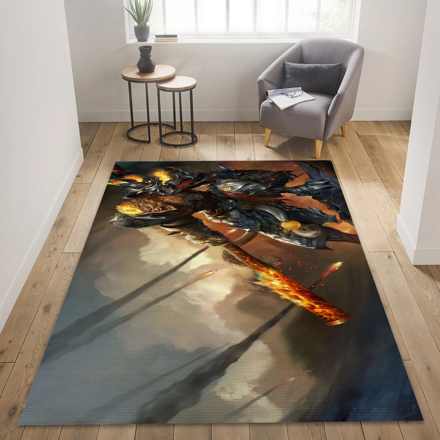 Wukong League Of Legends Video Game Area Rug For Christmas, Bedroom Rug - Christmas Gift Decor - Indoor Outdoor Rugs 2