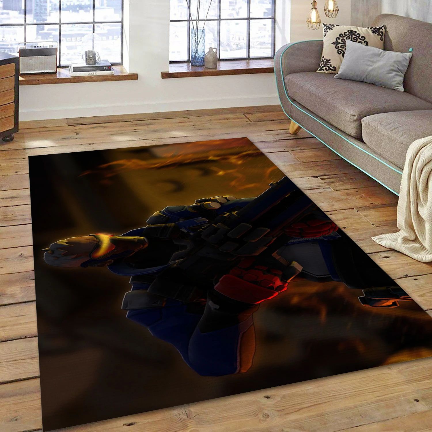 Overwatch Game Area Rug Carpet, Living Room Rug - US Decor - Indoor Outdoor Rugs 2