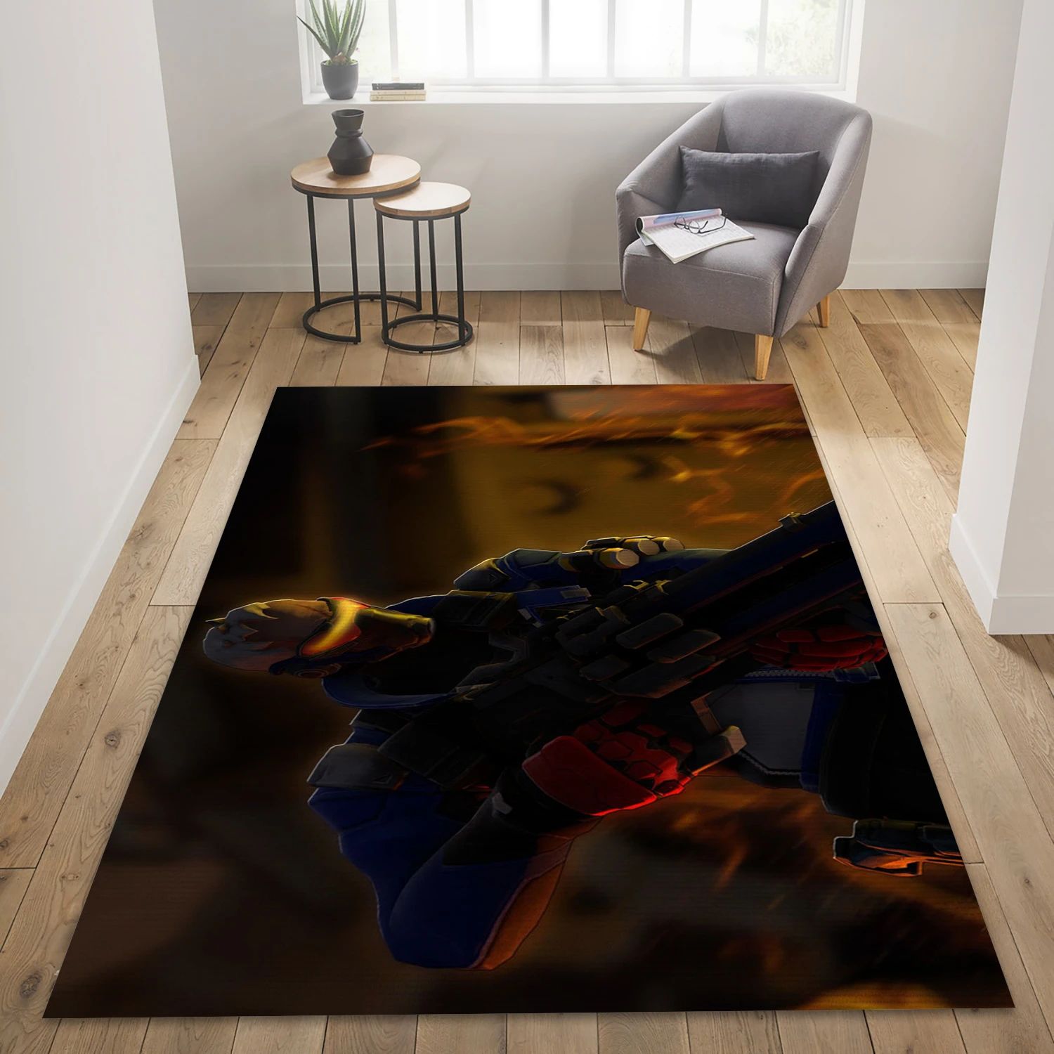 Overwatch Game Area Rug Carpet, Living Room Rug - US Decor - Indoor Outdoor Rugs 3