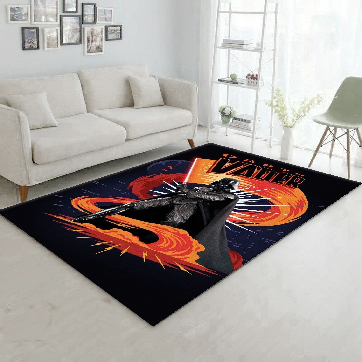 Vader Area Rug Star Wars Funky Explosions Family Gift US Decor - Indoor Outdoor Rugs 1