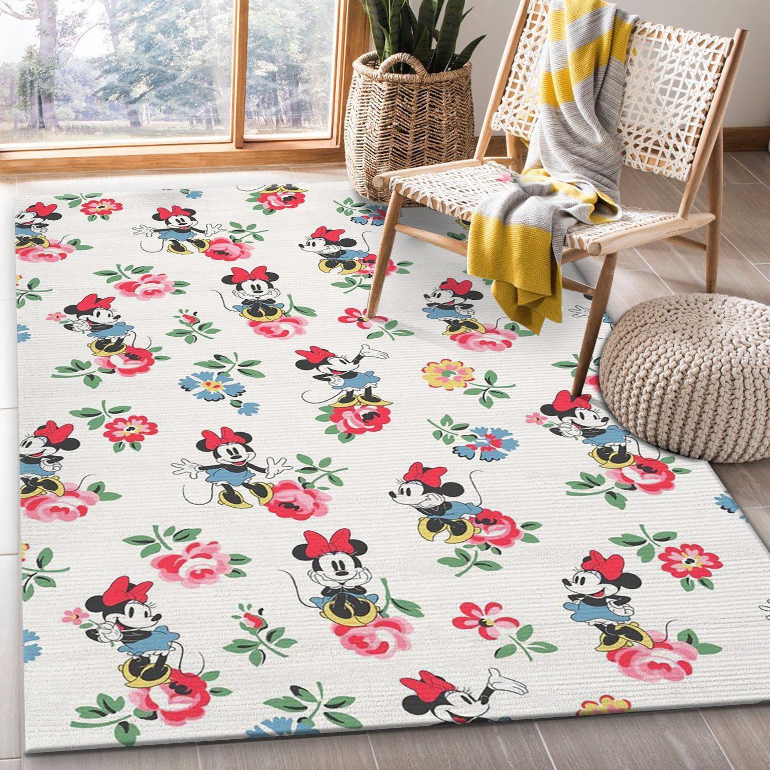 Minnie Mouse Ver2 Rug Living Room Rug Home US Decor - Indoor Outdoor Rugs 2