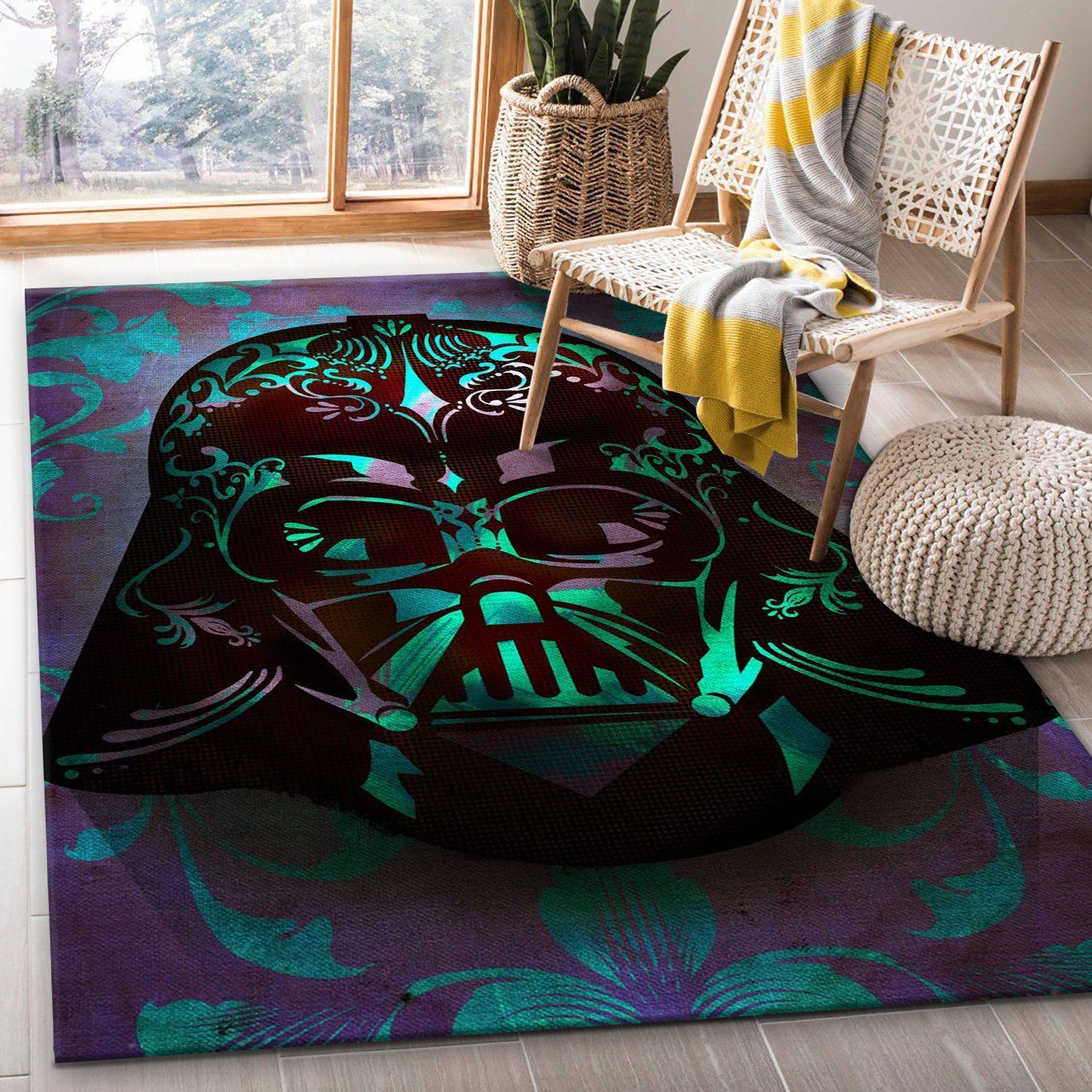 Vader Fluid Rug Star Wars Visions Of Darth Vader Rug Home Decor Floor Decor - Indoor Outdoor Rugs 1