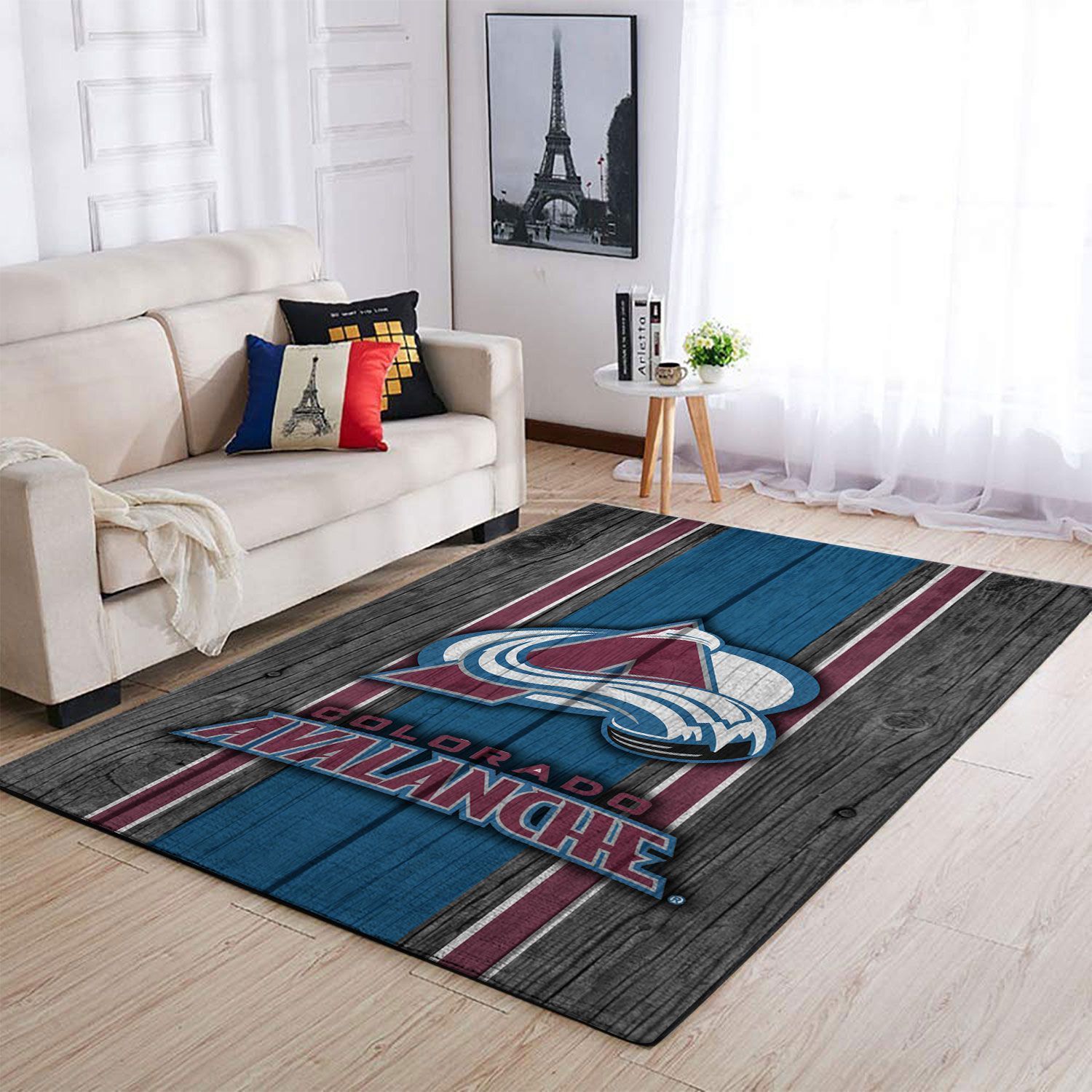 Colorado Avalanche Nhl Team Logo Style Nice Gift Home Decor Rectangle Area Rug - Indoor Outdoor Rugs 1