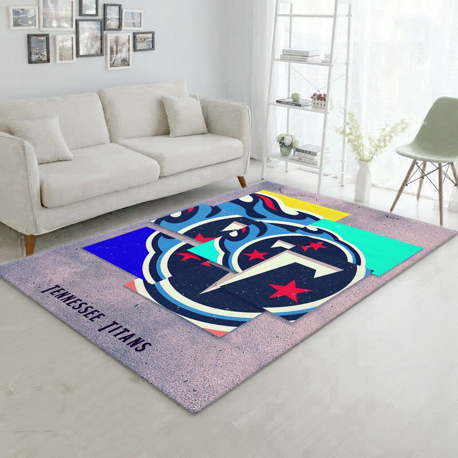 Tennessee Titans NFL Area Rug For Christmas Living Room Rug Christmas Gift US Decor - Indoor Outdoor Rugs 1