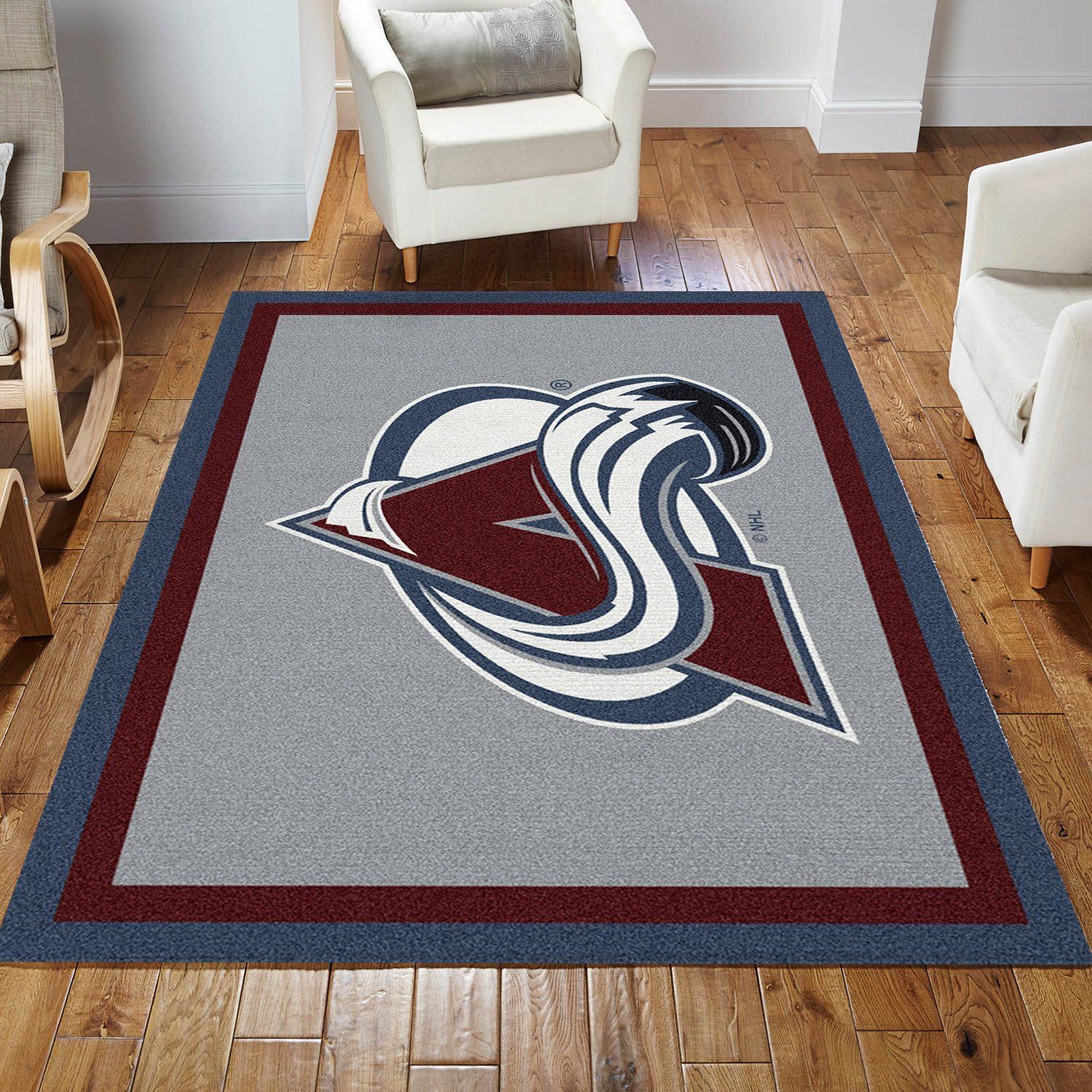 Nhl Spirit Colorado Avalanche Area Rug Carpet, Kitchen Rug, Christmas Gift US Decor - Indoor Outdoor Rugs 3