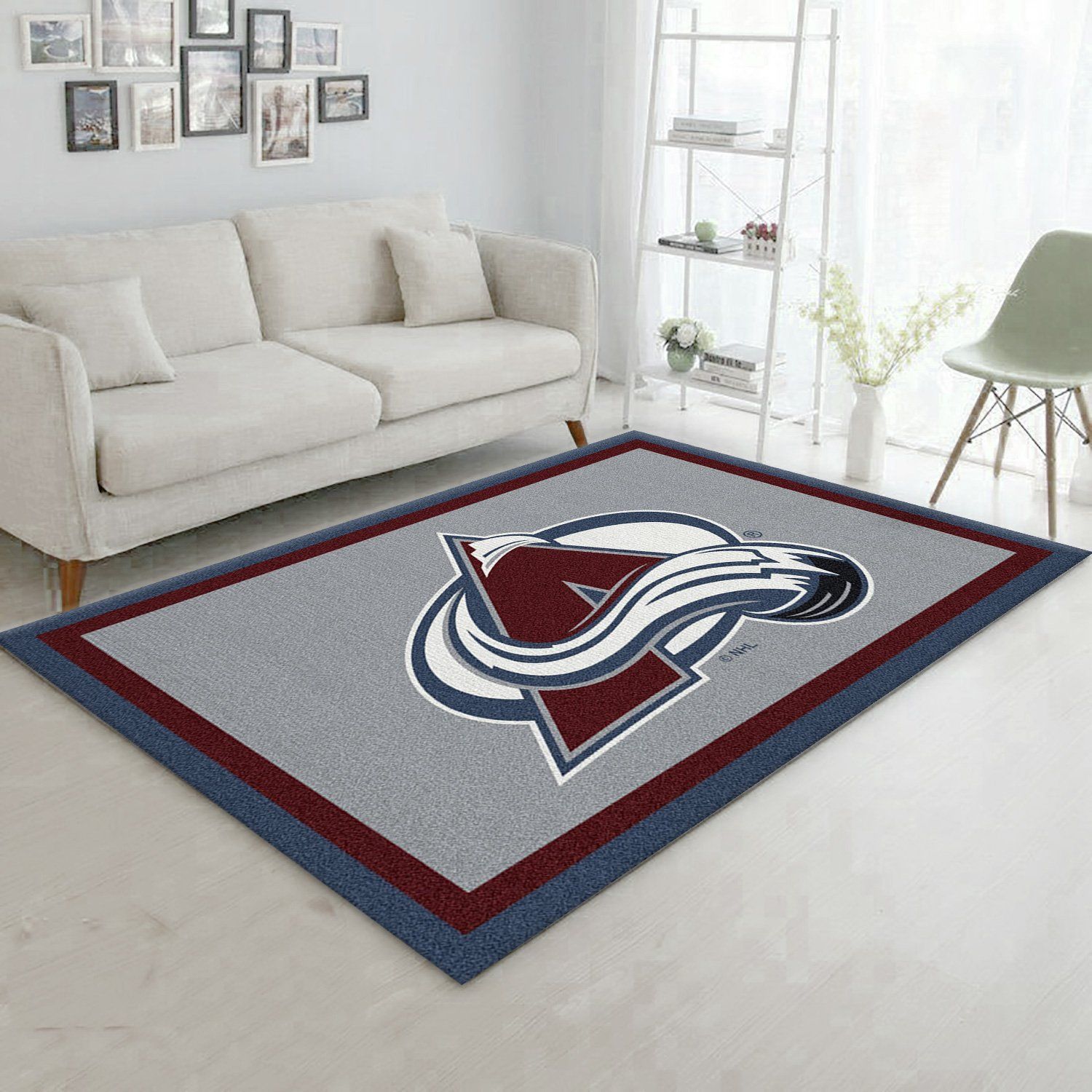 Nhl Spirit Colorado Avalanche Area Rug Carpet, Kitchen Rug, Christmas Gift US Decor - Indoor Outdoor Rugs 1