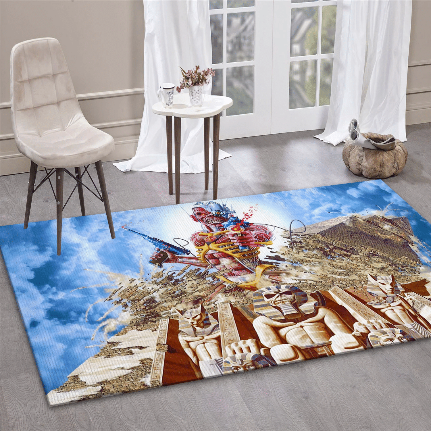 Iron Maiden Mummy 2 Music Area Rug Carpet, Living Room  Rug - Christmas Gift US Decor - Indoor Outdoor Rugs 1