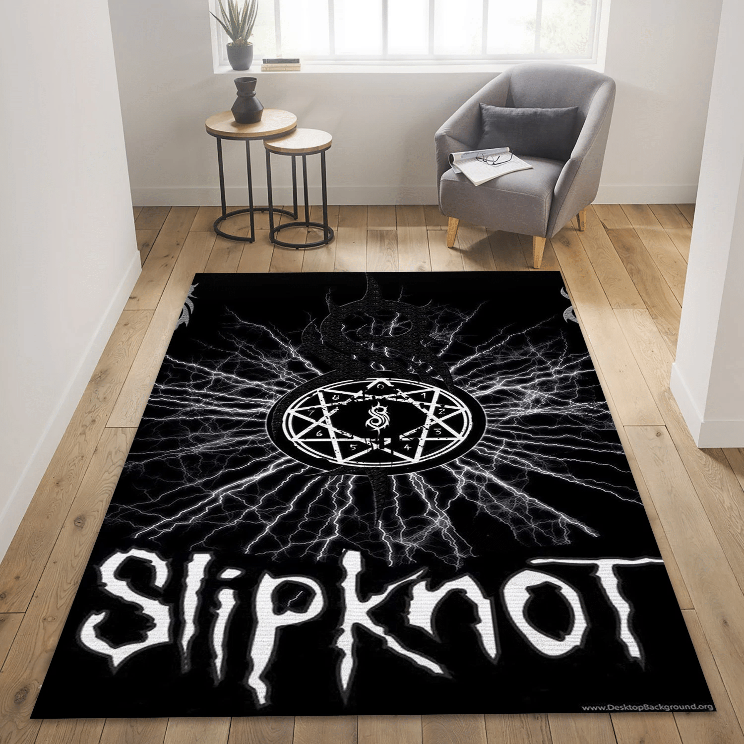 Slipknot Logo 4 Music Area Rug For Christmas, Living Room  Rug - Family Gift US Decor - Indoor Outdoor Rugs 1