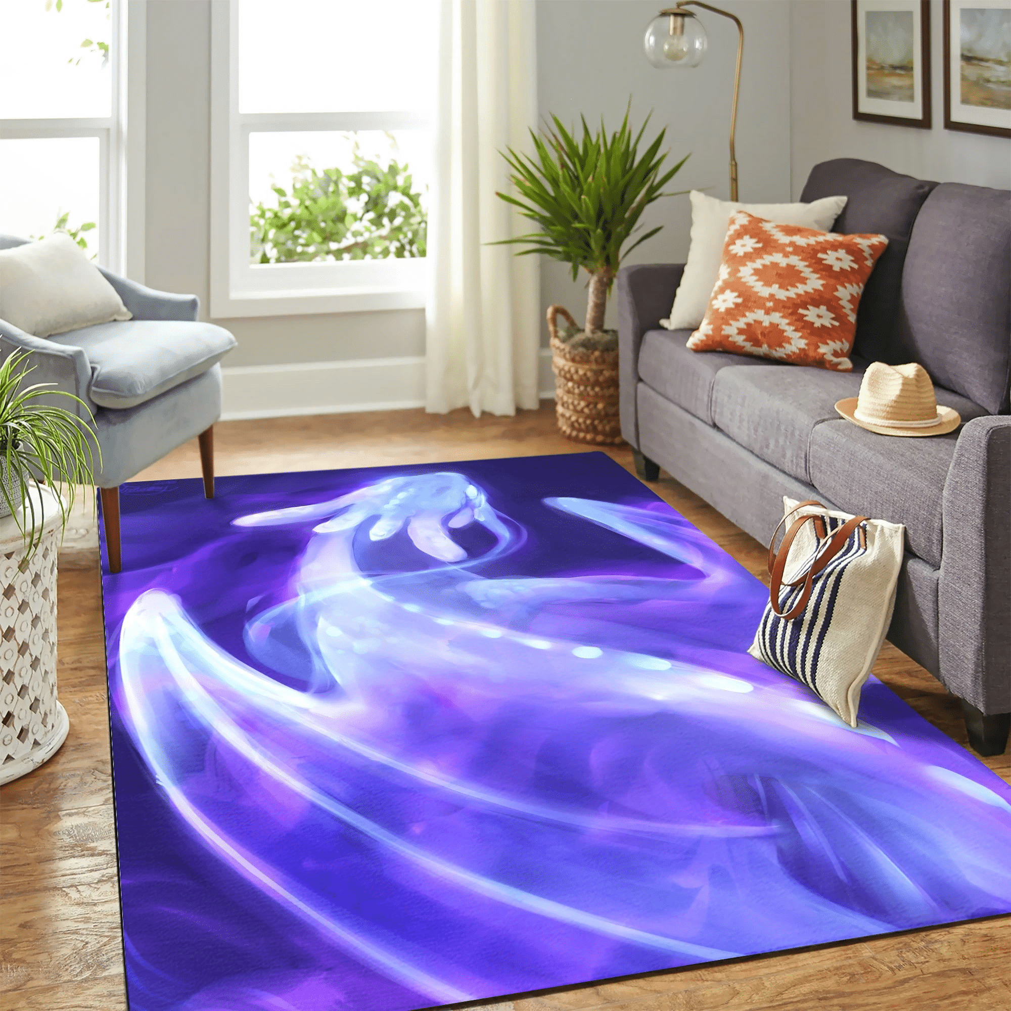 Dragon Light Fury Carpet Floor Area Rug Chrismas Gift - Indoor Outdoor Rugs 1