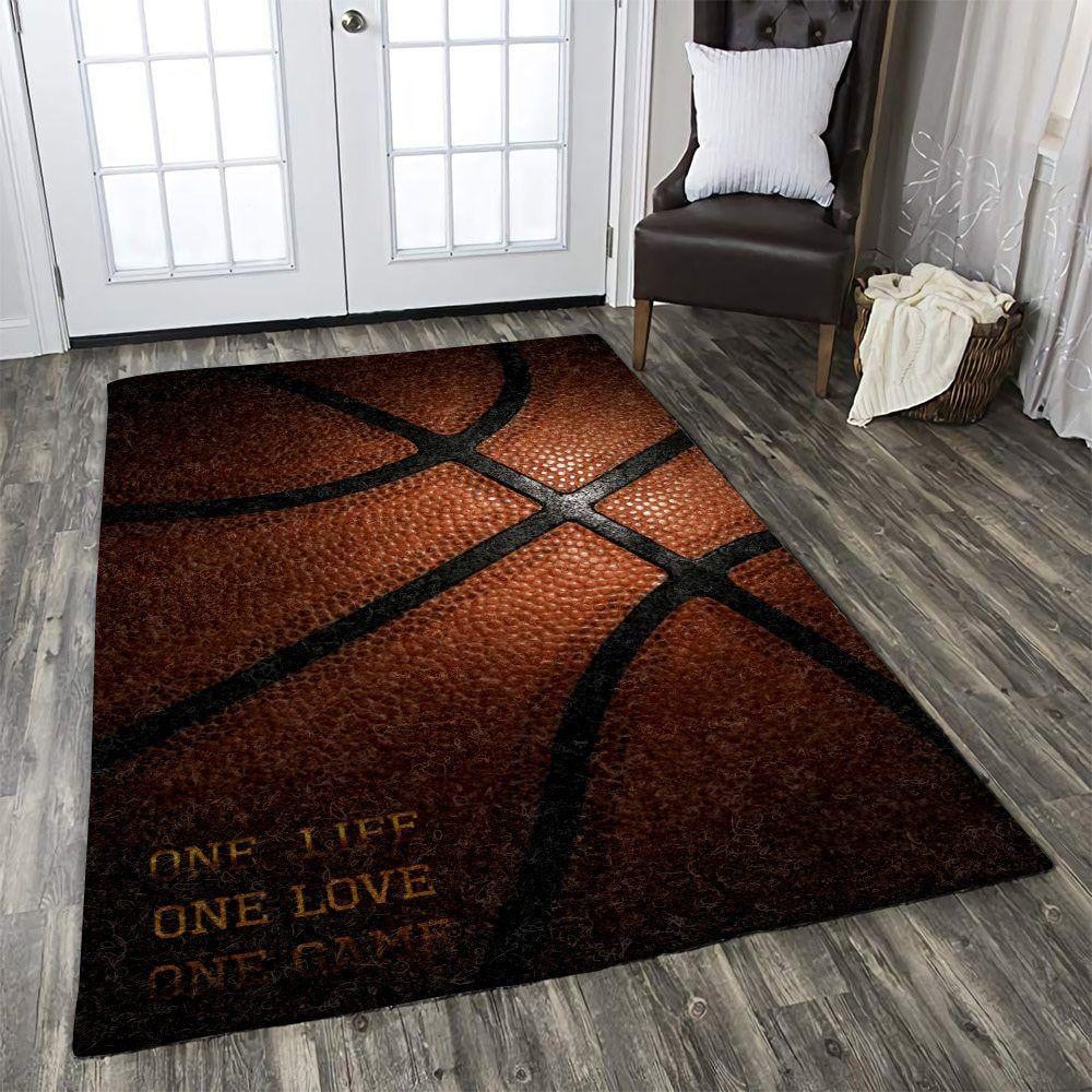 Basketball Rug Chrismas Gift - Indoor Outdoor Rugs 1