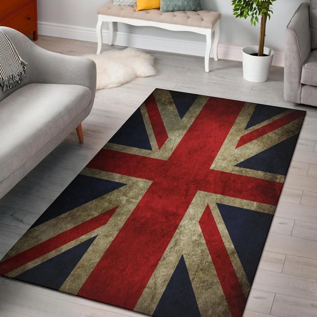 United Kingdom Flag Area Rug Chrismas Gift - Indoor Outdoor Rugs 1